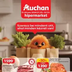 Auchan - Heti Hipermarket ajánlataink - szórólap előnézete érvényes 2026.01.29. -tól