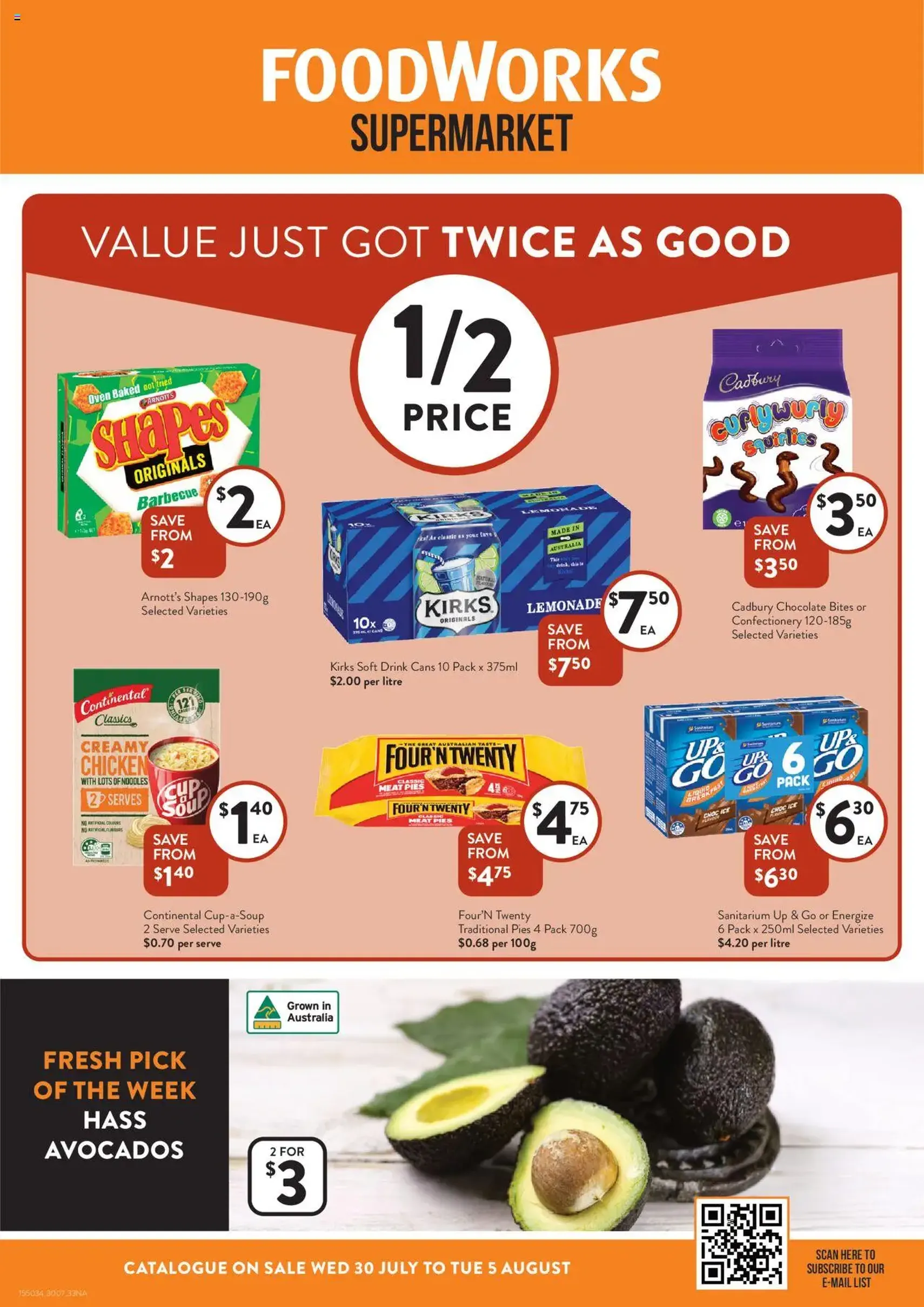 Foodworks - Catalogue NSW - valid flyer from 30/07/2025, page 1 of 33 Foodworks - Catalogue NSW - valid flyer from 30/07/2025, page 1 of 33