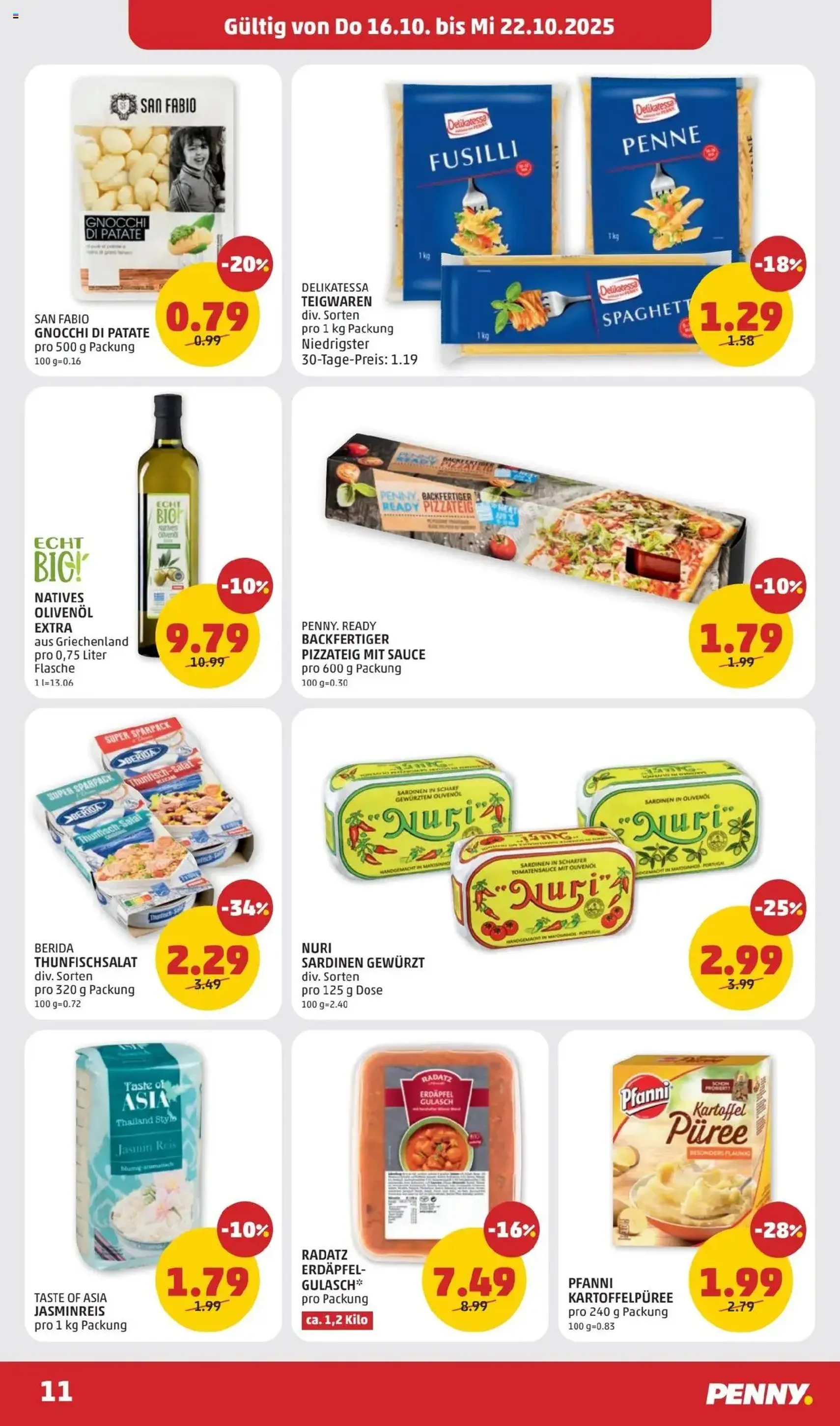 Penny Markt Flugblatt - Gültiger Prospekt ab 16.10.2025, Seite 11 von insgesamt 32