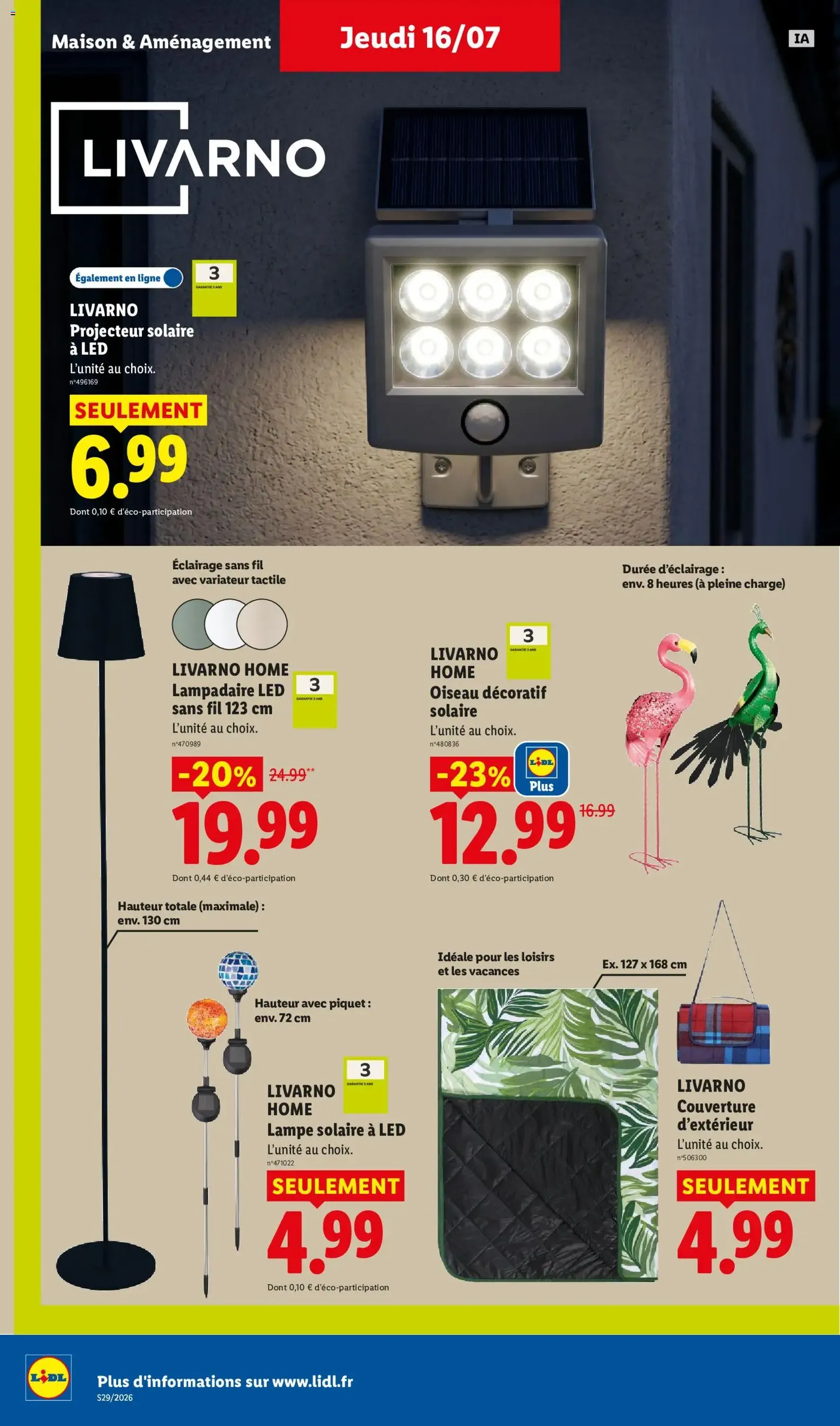 LIDL catalogue - brochure valable à partir du 16/07/2026, page 30 sur 61