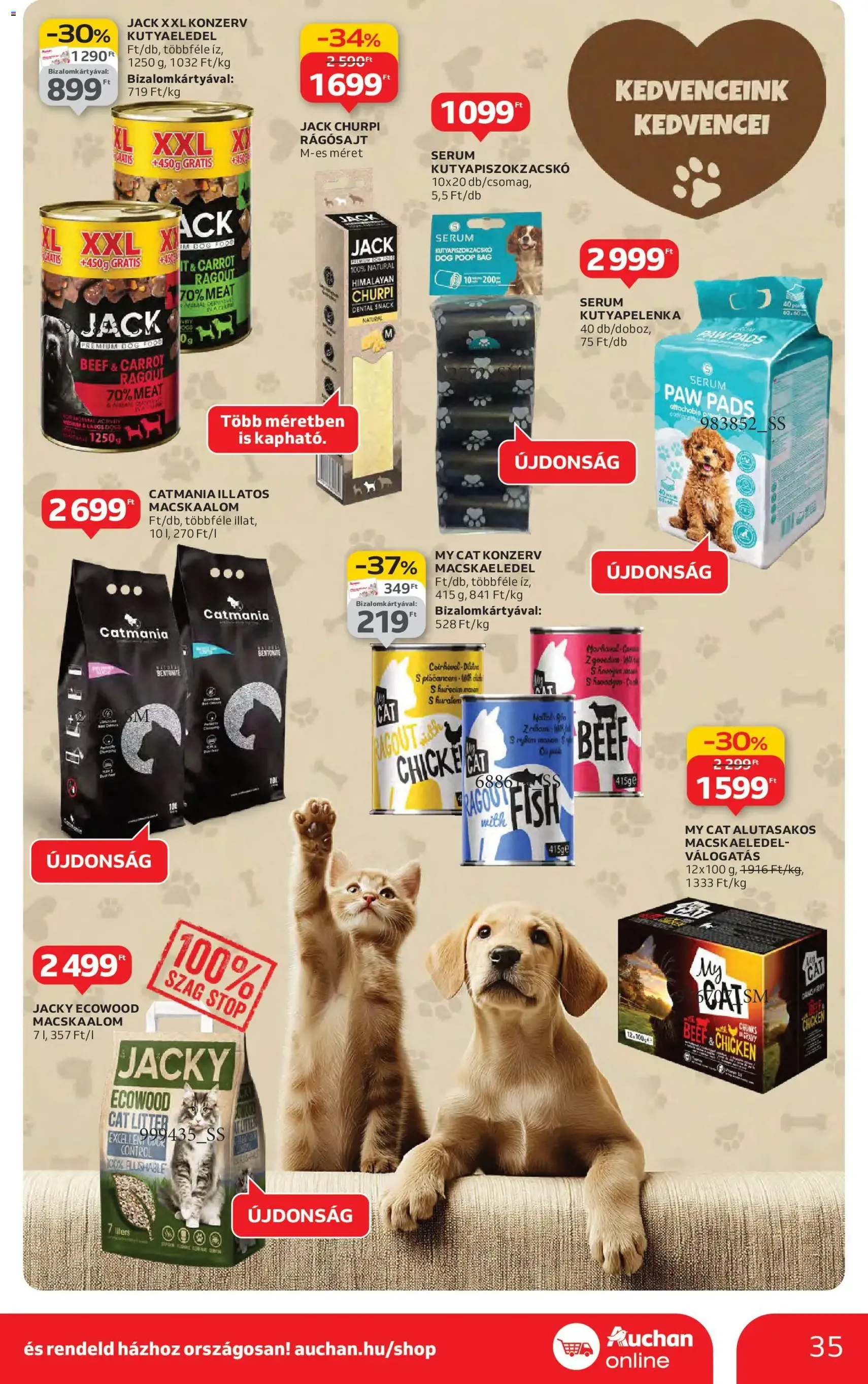 Auchan - Heti Hipermarket ajánlataink - 2026.01.29. érvényes szórólap 35 oldal 38 oldalból