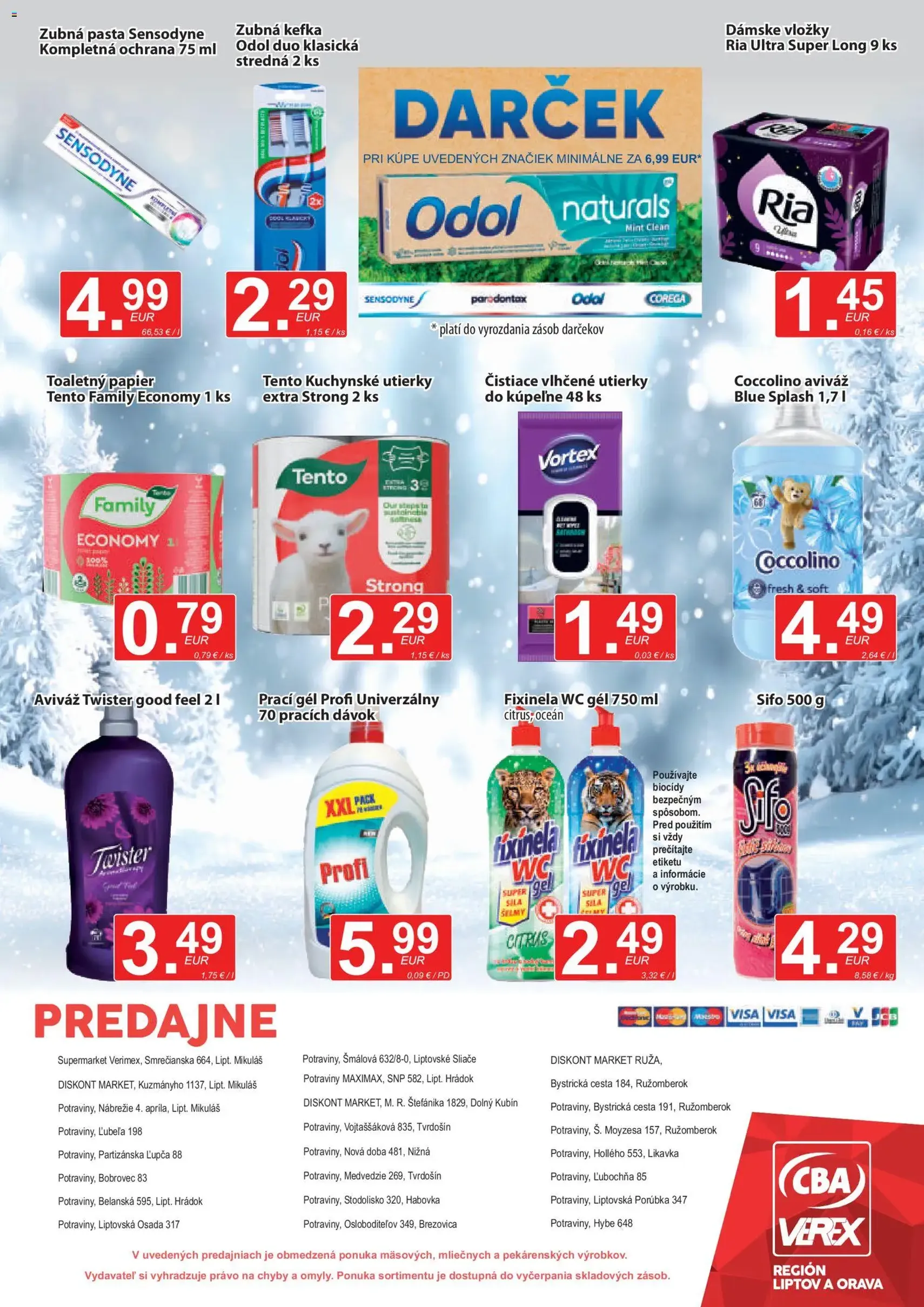 CBA Verex leták - platný leták od 19.02.2026 strana 12 z 12