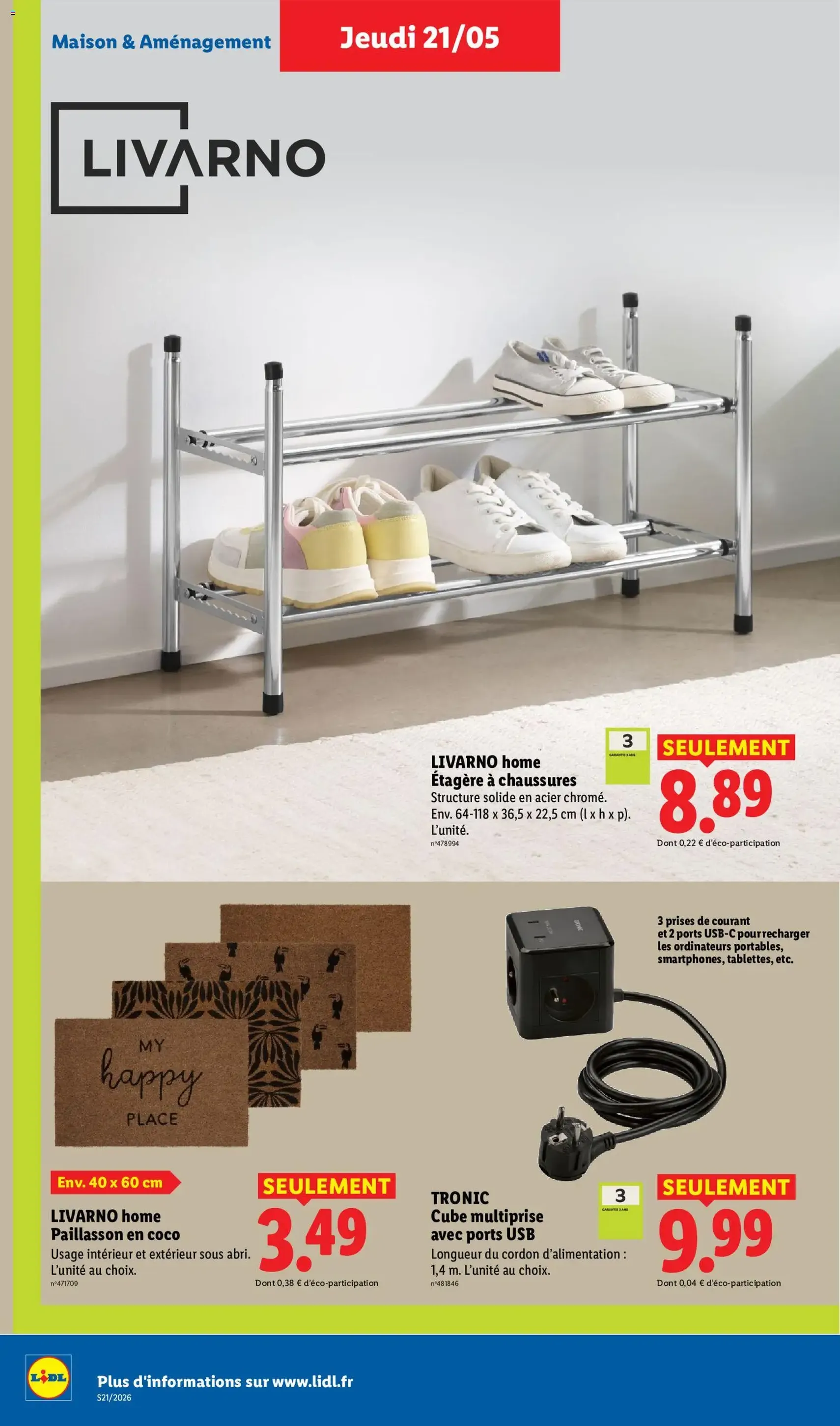 LIDL catalogue - brochure valable à partir du 21/05/2026, page 34 sur 70
