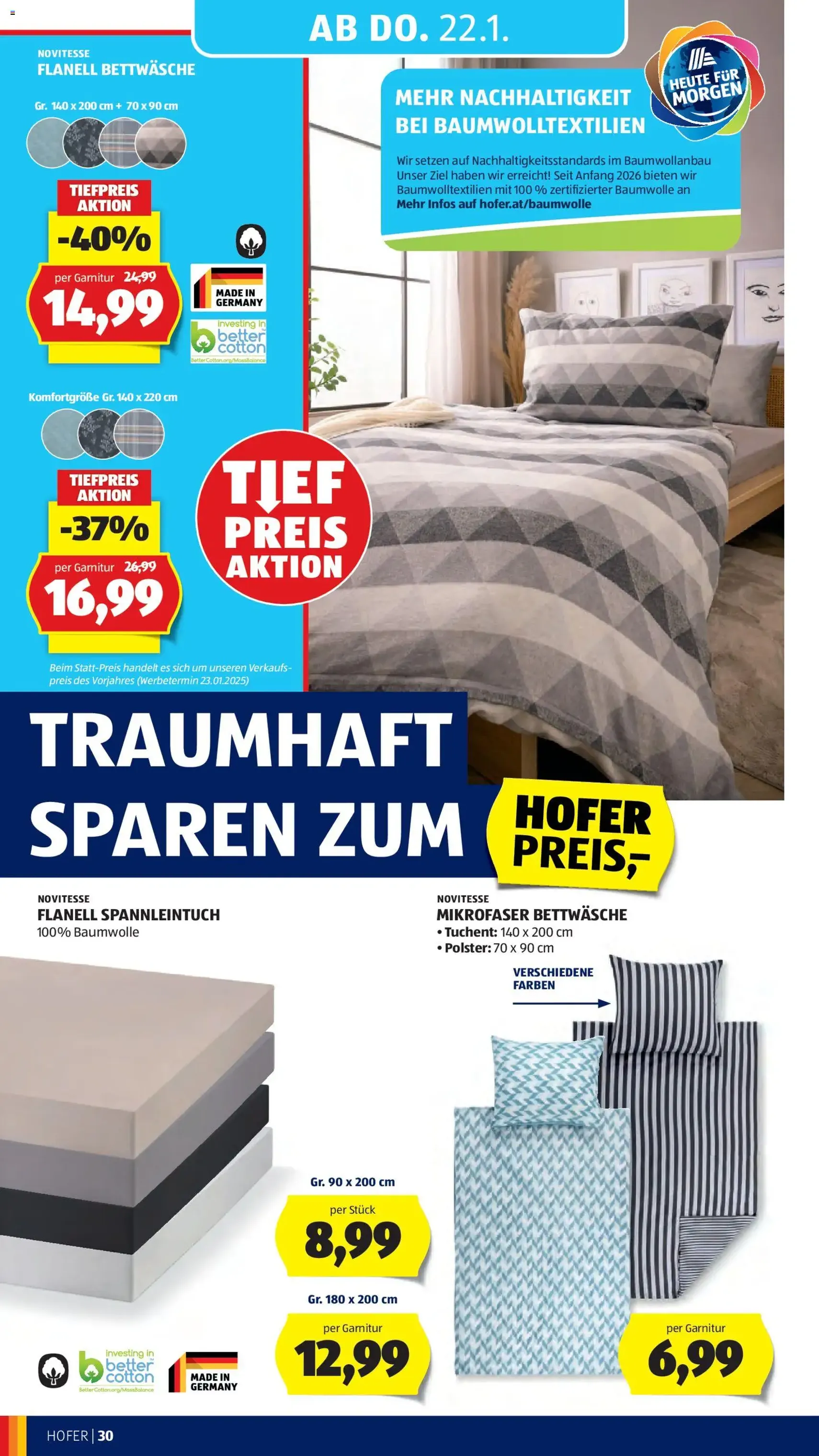 Hofer Flugblatt - Gültiger Prospekt ab 14.01.2026, Seite 34 von insgesamt 41