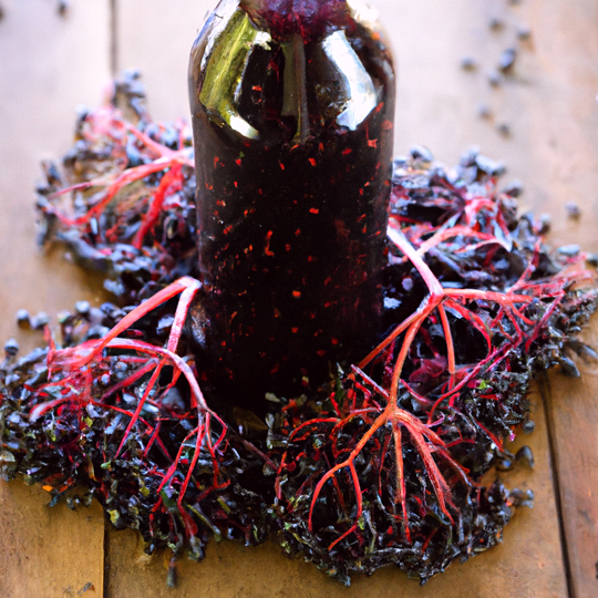 Náhled receptu Bezový sirup recept