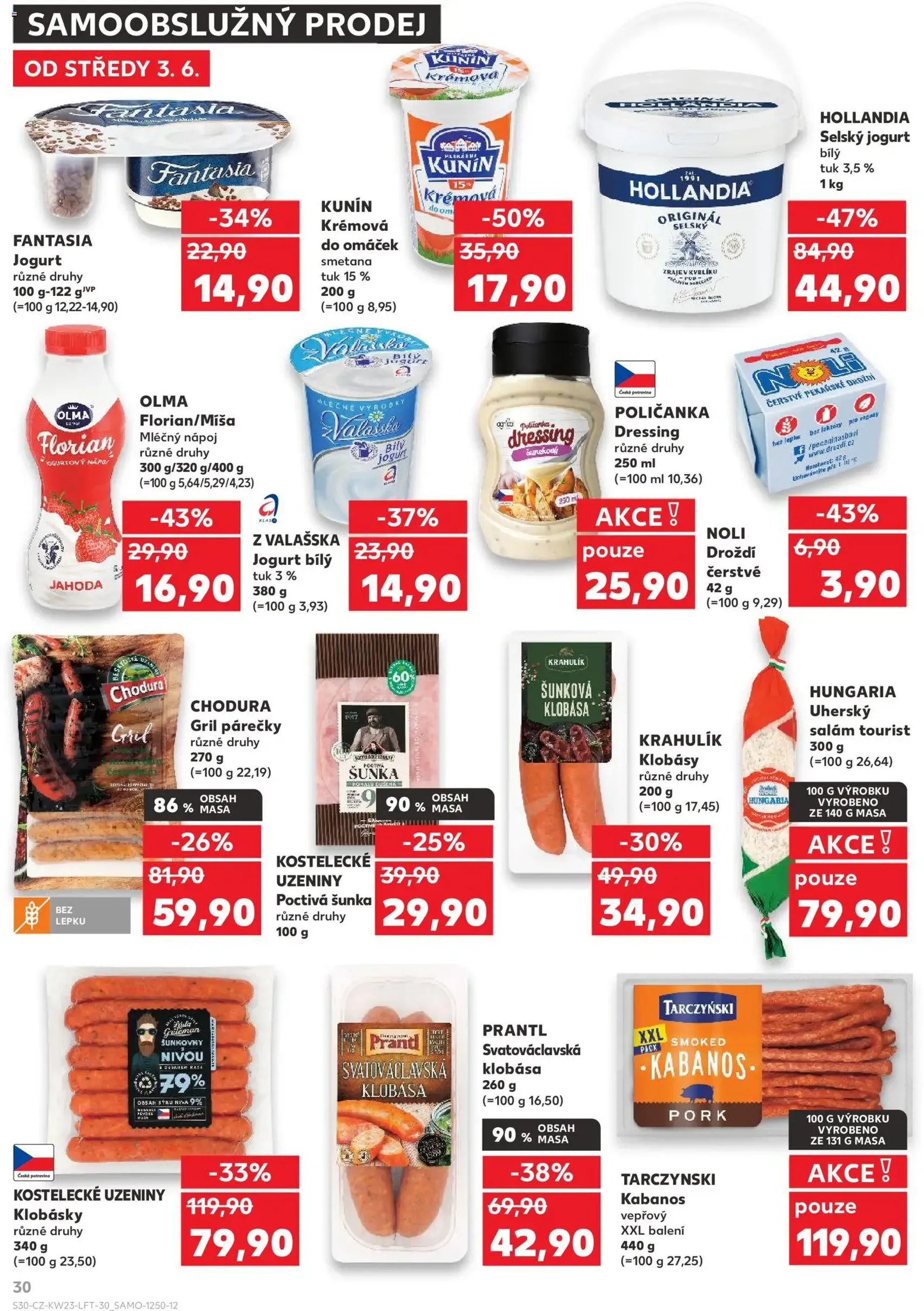 Kaufland leták - platný leták od 03.06.2026 strana 30 z 54