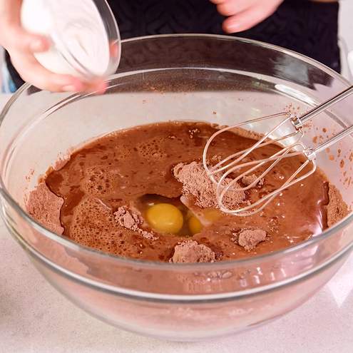 Torta al cioccolato fondente - procedimento 1