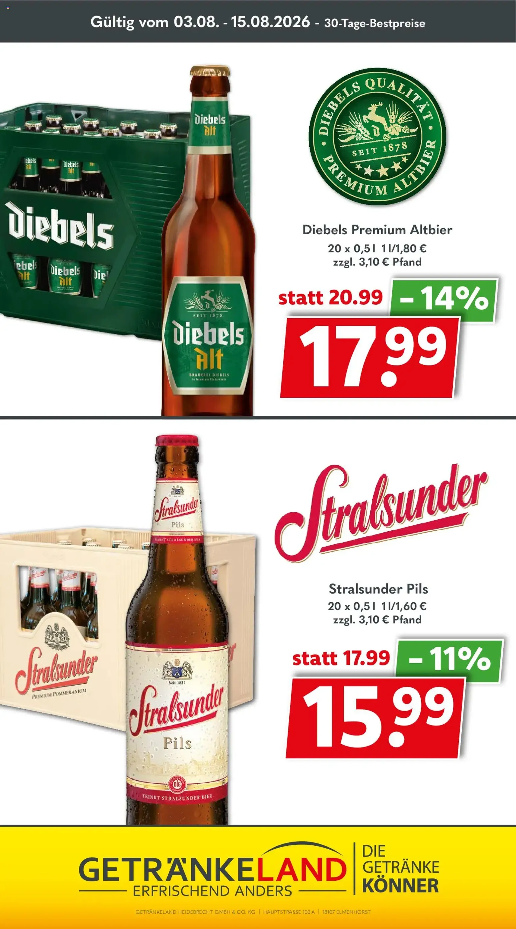 Getränkeland Prospekt - Gültiger Prospekt ab 03.08.2026, Seite 12 von insgesamt 13