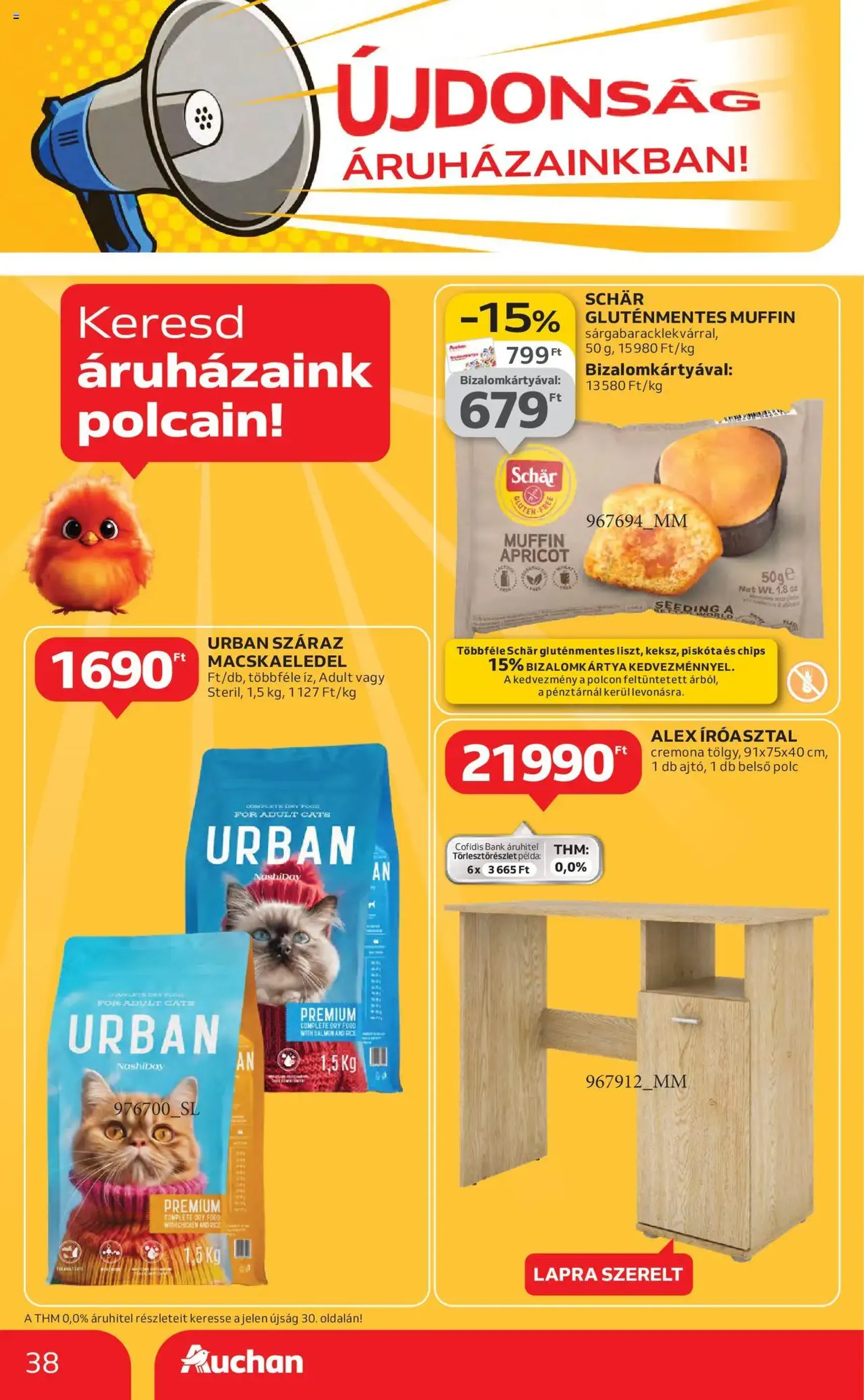 Auchan Akciós újság - 2025.07.31. érvényes szórólap 38 oldal 42 oldalból Auchan Akciós újság - 2025.07.31. érvényes szórólap 38 oldal 42 oldalból