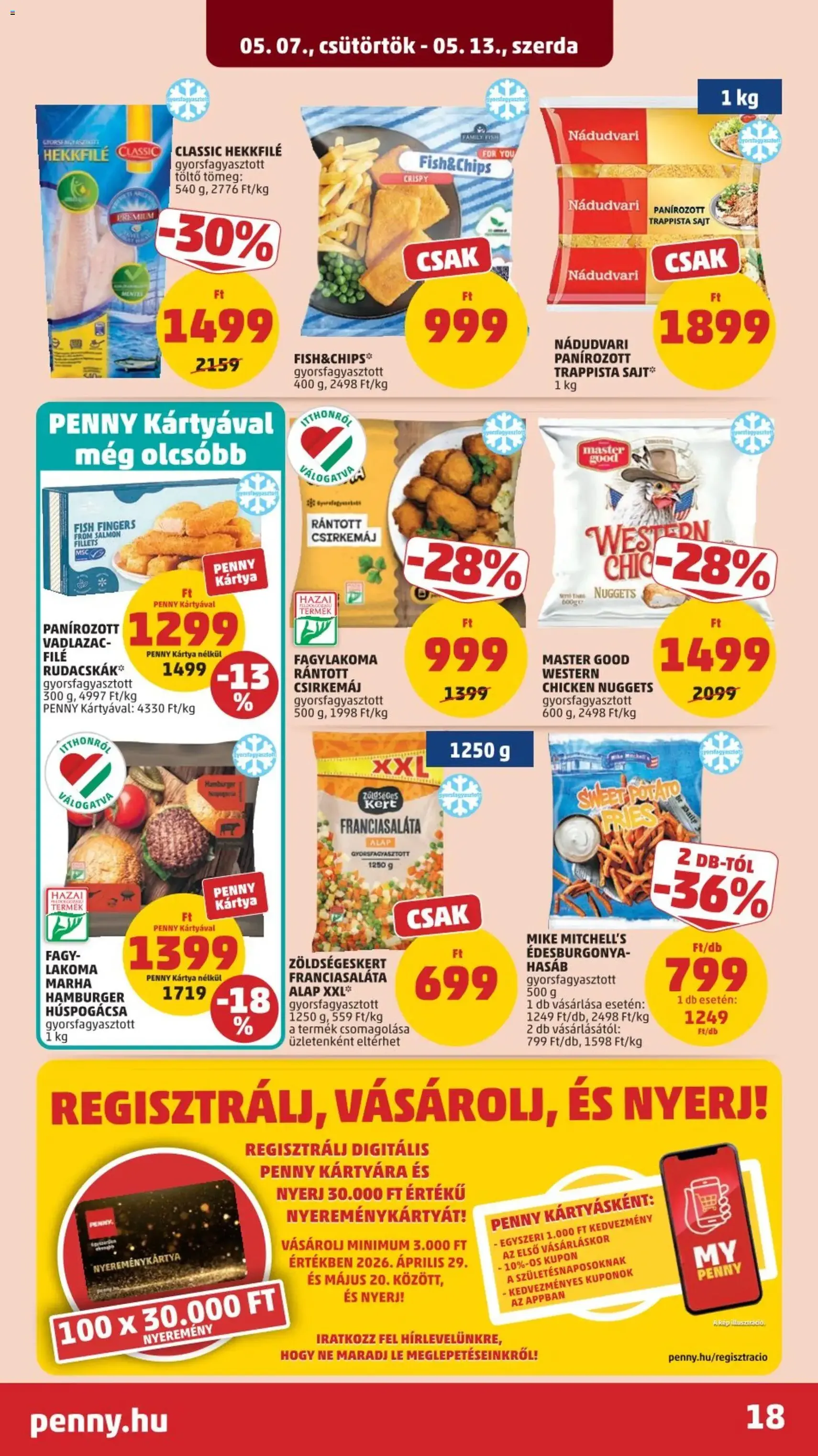 PENNY akciós újság - 2026.05.07. érvényes szórólap 21 oldal 41 oldalból