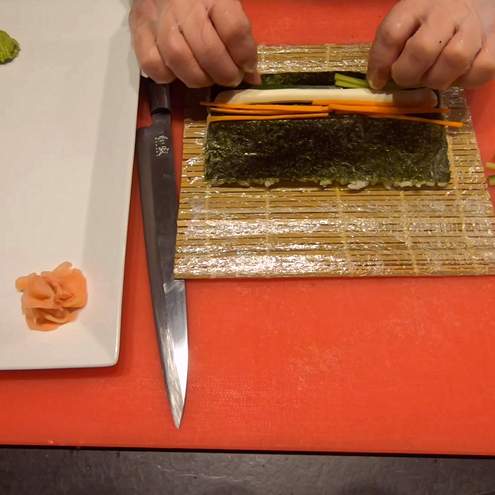 Uramaki - procedimento 1