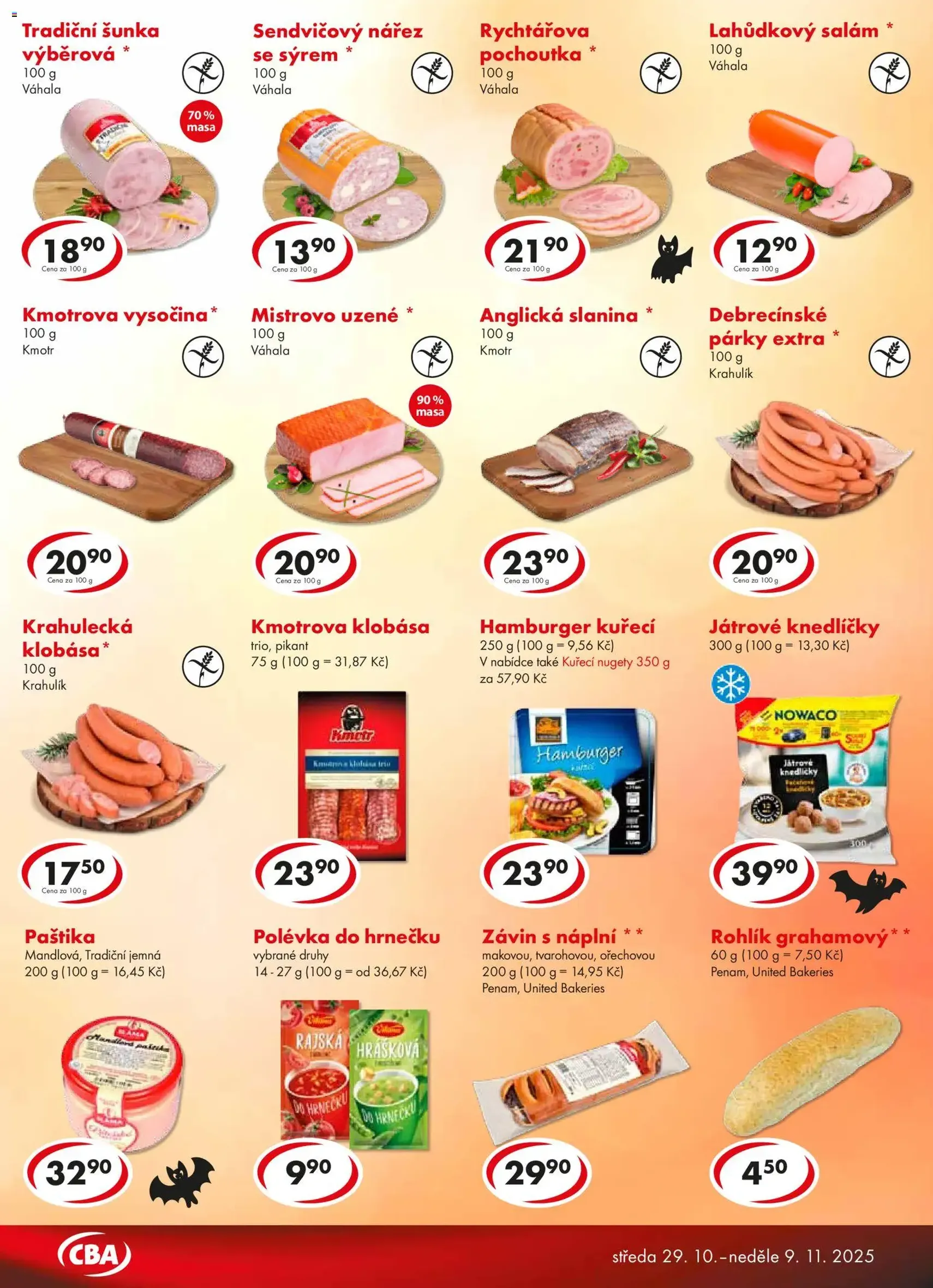 CBA leták - platný leták od 29.10.2025 strana 3 z 4