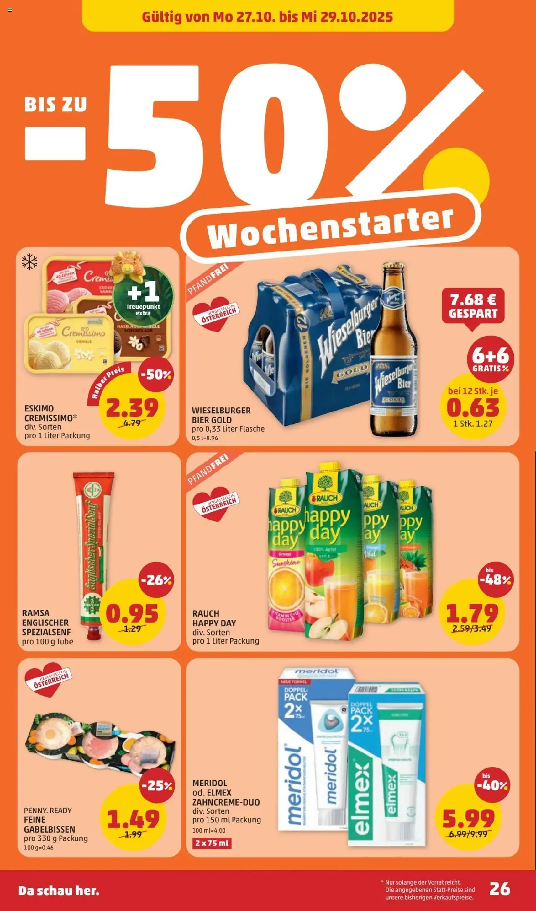 Penny Markt Flugblatt - Gültiger Prospekt ab 23.10.2025, Seite 26 von insgesamt 32 Penny Markt Flugblatt - Gültiger Prospekt ab 23.10.2025, Seite 26 von insgesamt 32