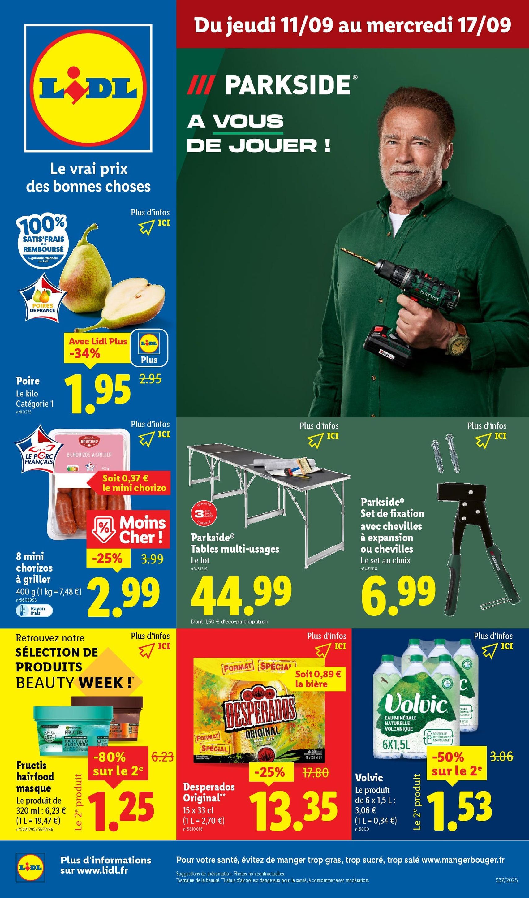 LIDL catalogue semaine 37 - brochure valable à partir du 11/09/2025, page 1 sur 76 LIDL catalogue semaine 37 - brochure valable à partir du 11/09/2025, page 1 sur 76