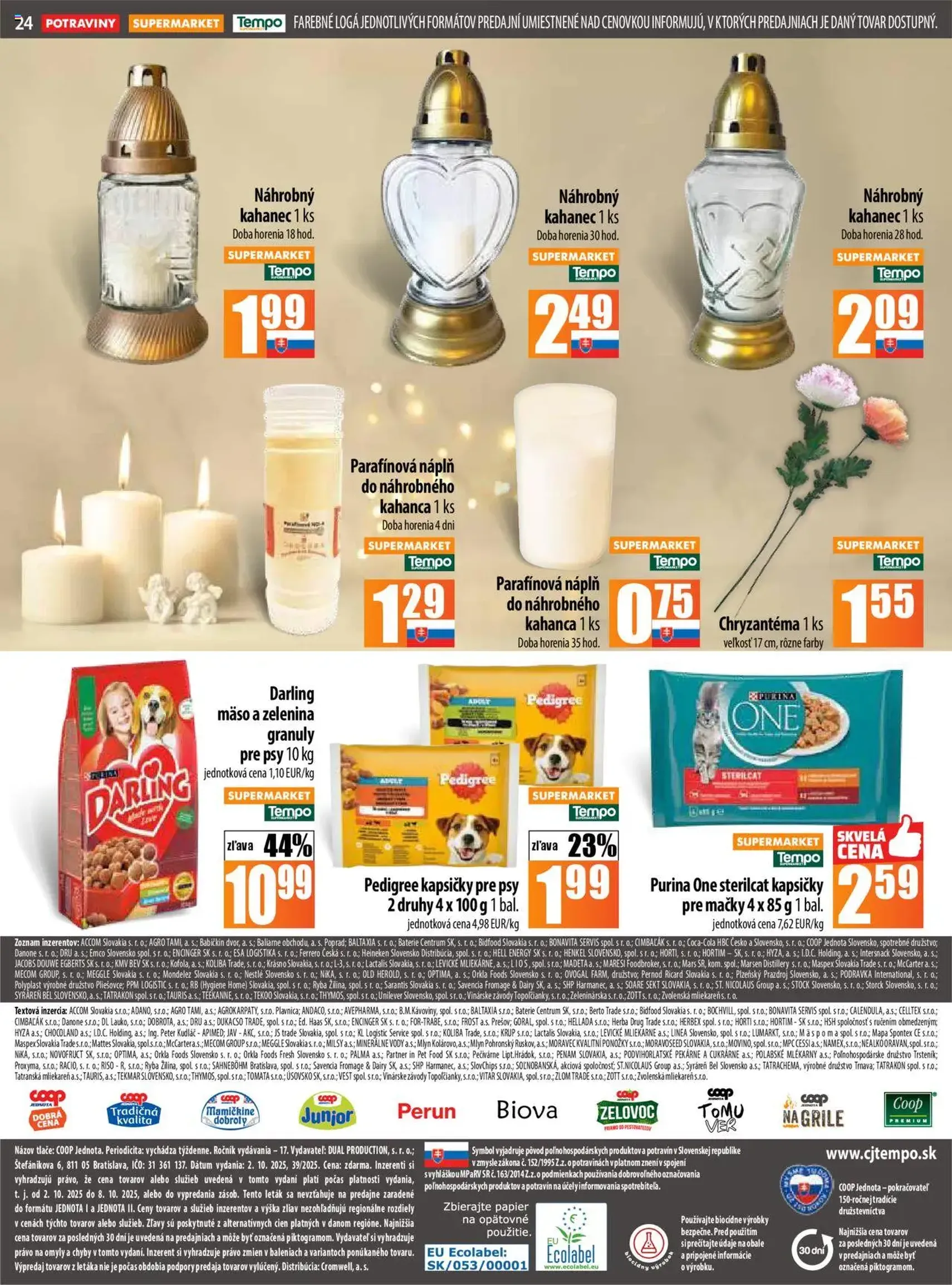 COOP Jednota leták - platný leták od 02.10.2025 strana 24 z 28 COOP Jednota leták - platný leták od 02.10.2025 strana 24 z 28