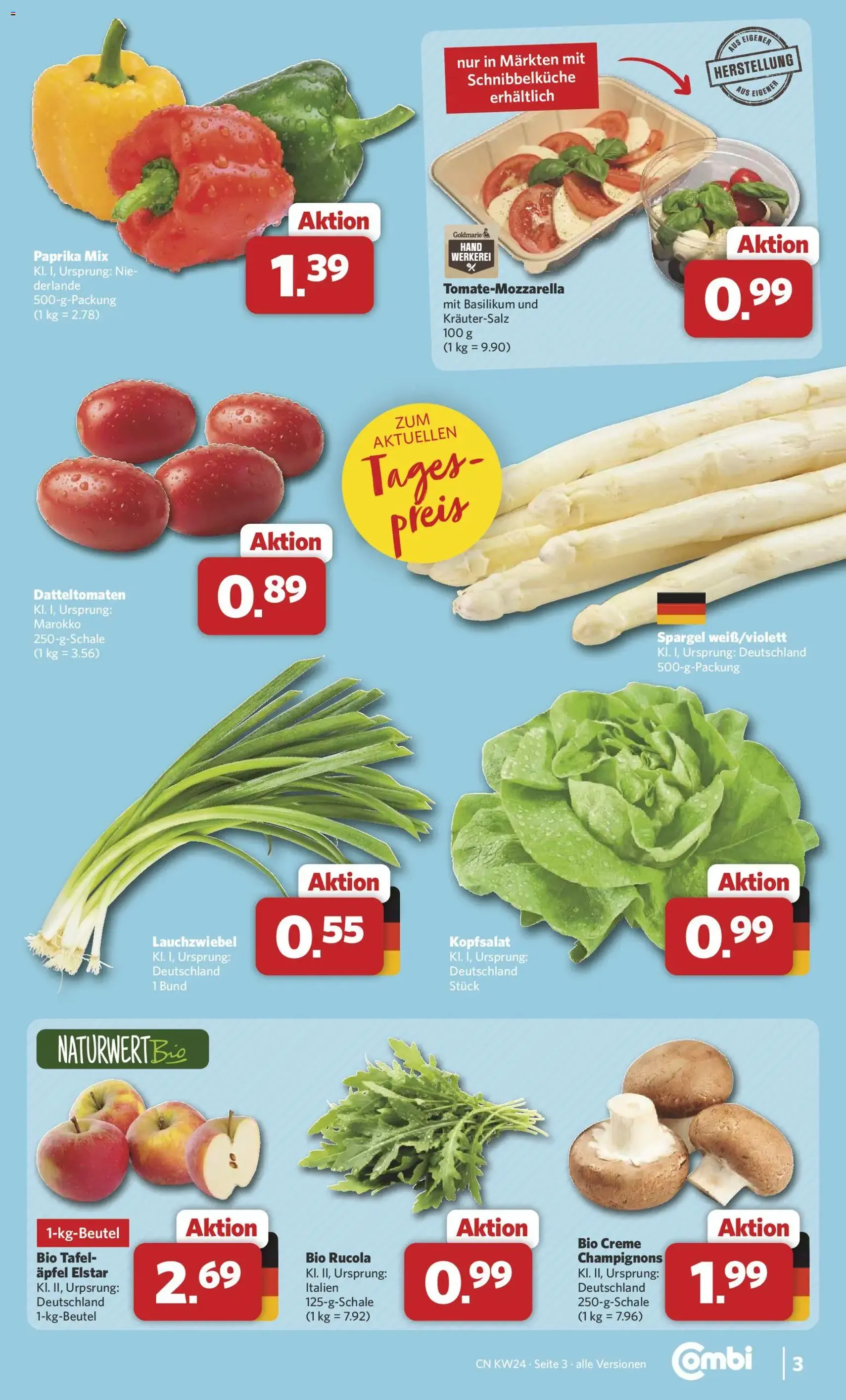 Combi Prospekt - Gültiger Prospekt ab 08.06.2026, Seite 3 von insgesamt 36