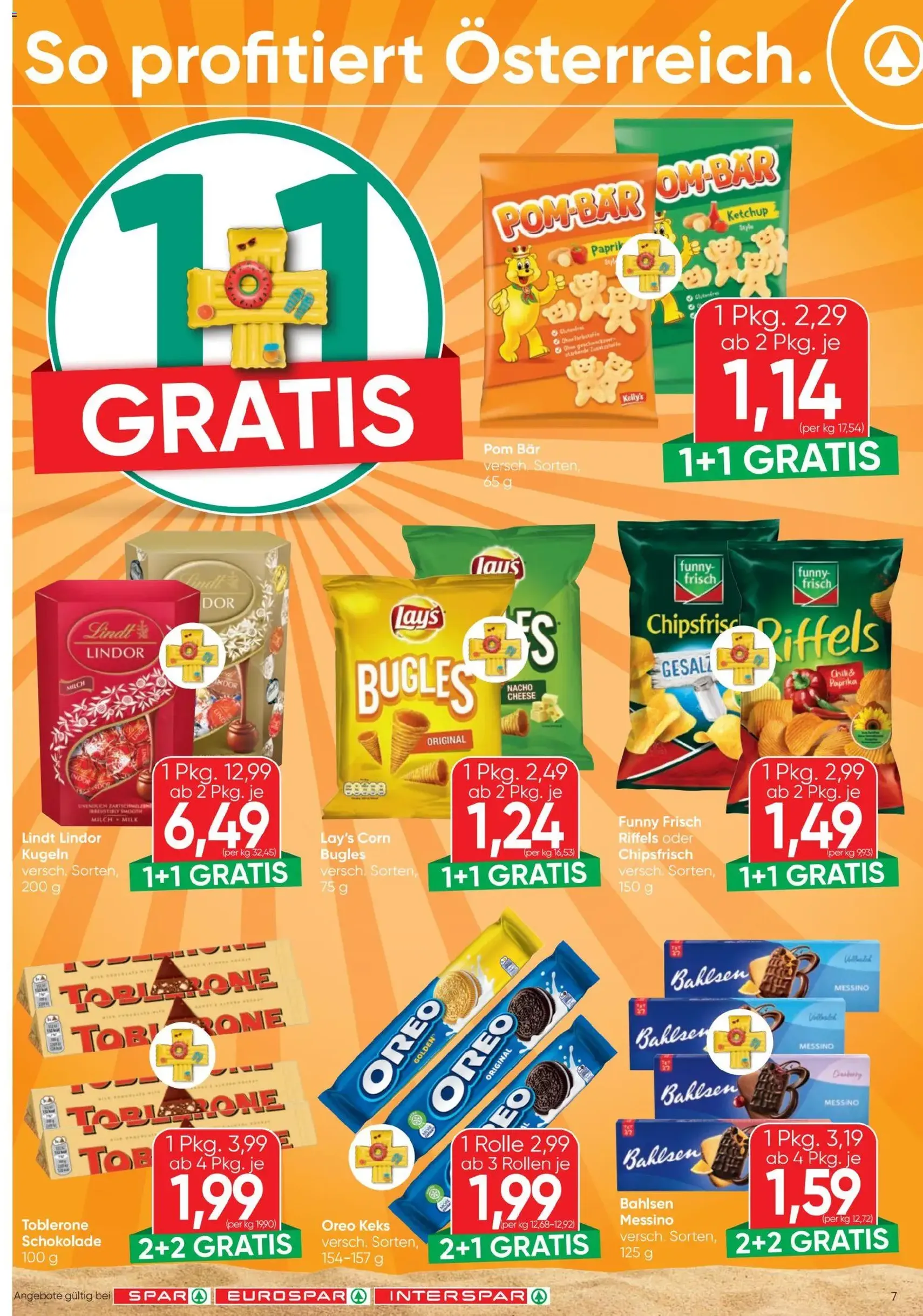 Spar - Flugblatt - Gültiger Prospekt ab 01.07.2026, Seite 7 von insgesamt 24