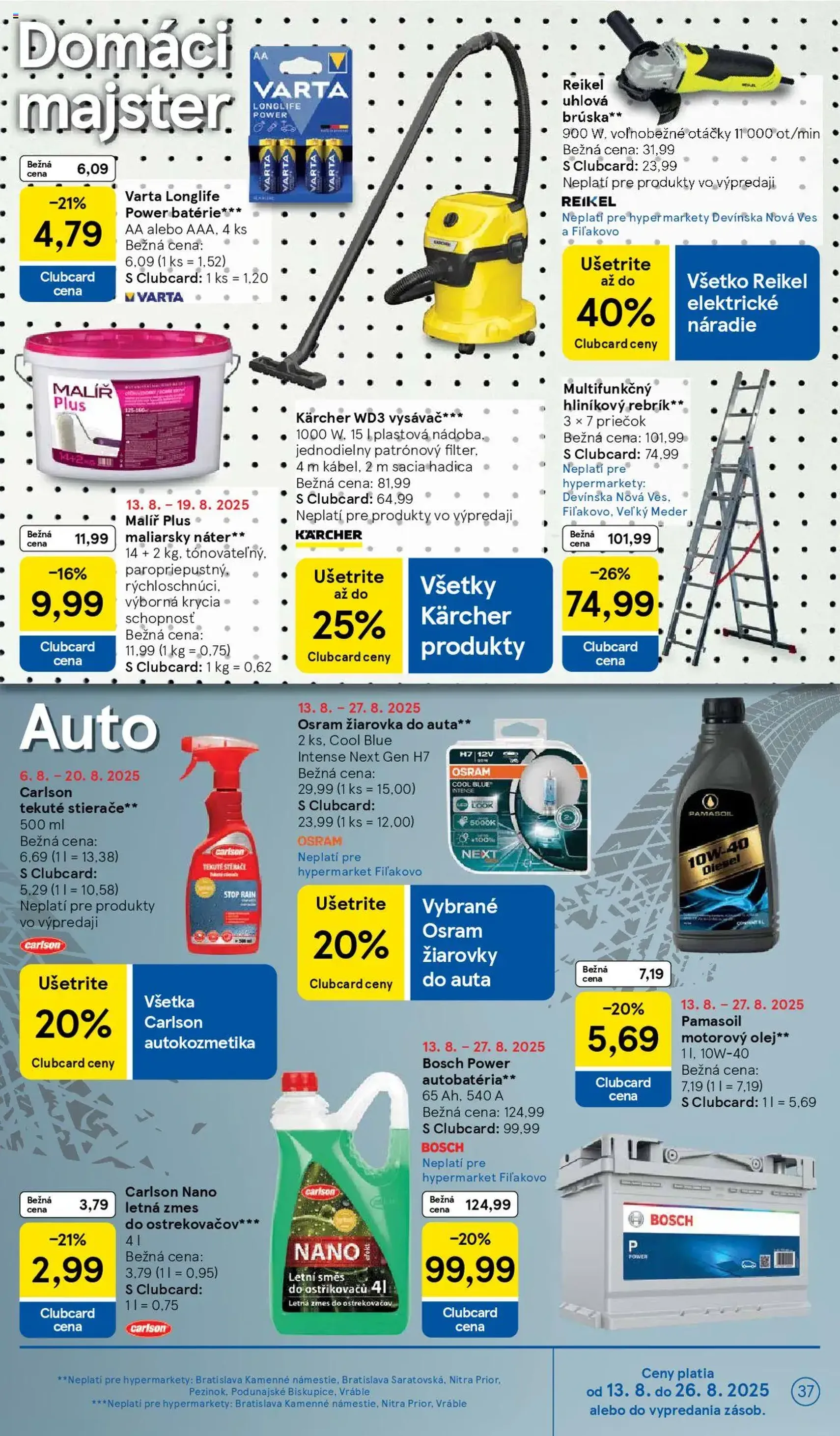 Tesco Hypermarket - leták - platný leták od 13.08.2025 strana 37 z 43