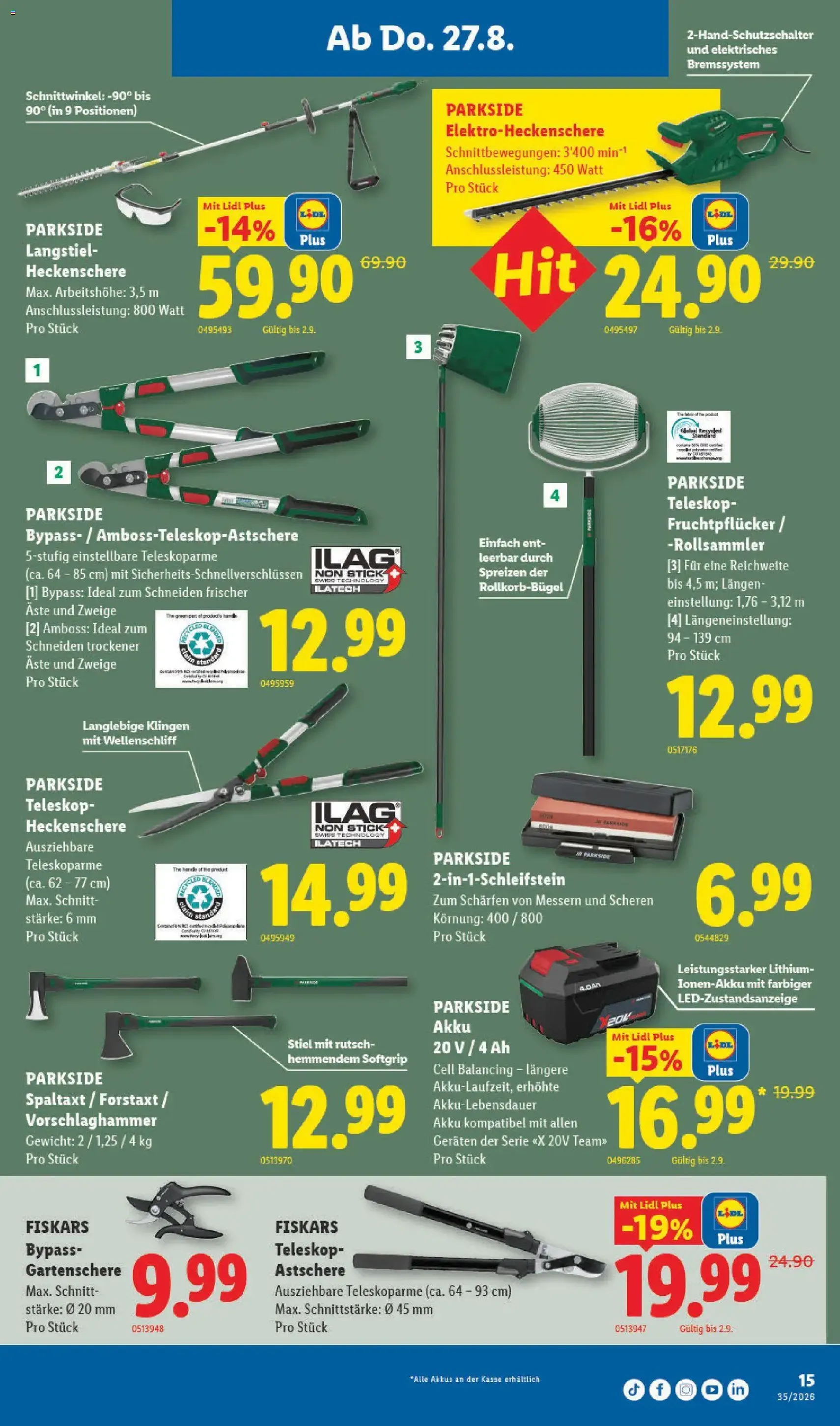 Lidl aktionen - Gültiger Prospekt ab 27.08.2026, Seite 19 von insgesamt 37
