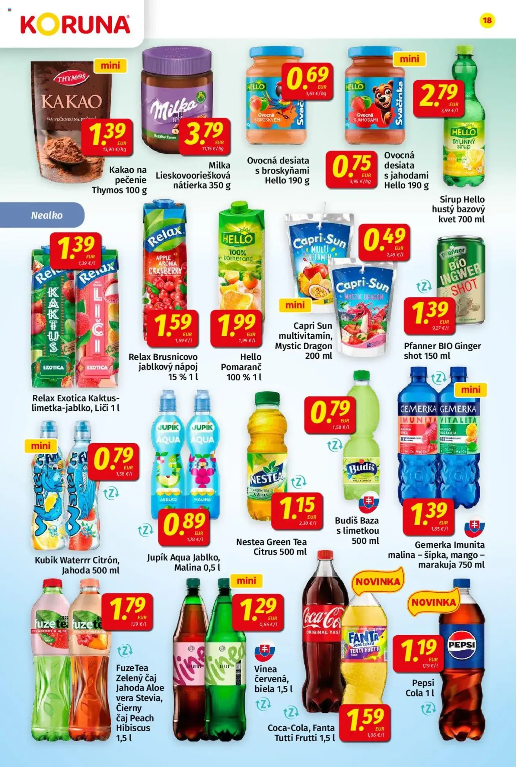 Koruna leták - platný leták od 10.10.2025 strana 18 z 24 Koruna leták - platný leták od 10.10.2025 strana 18 z 24