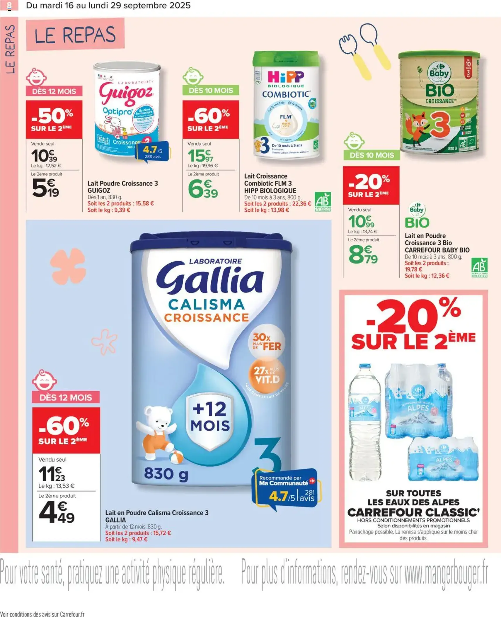 Carrefour Catalogue: Parents malins il n'y a pas de petites éconimies - brochure valable à partir du 16/09/2025, page 10 sur 44