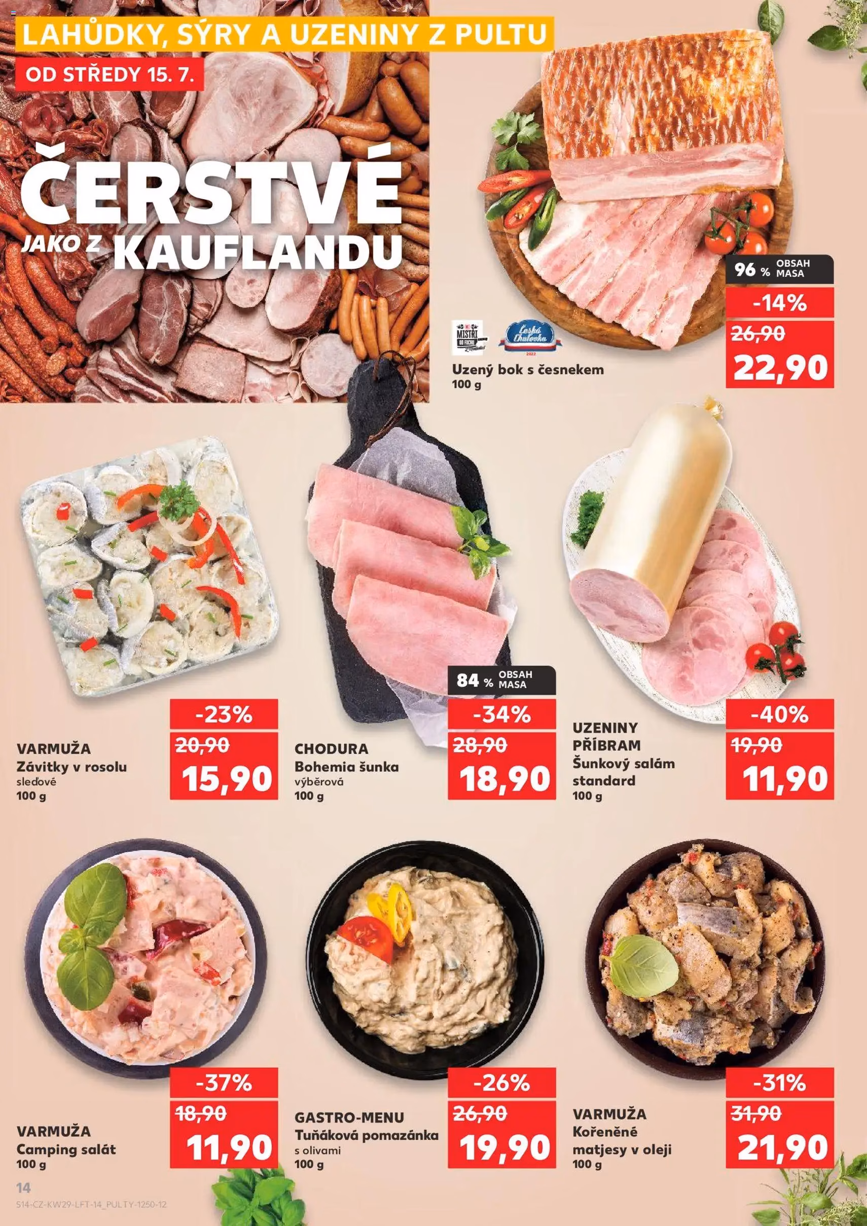Kaufland leták - platný leták od 15.07.2026 strana 14 z 52