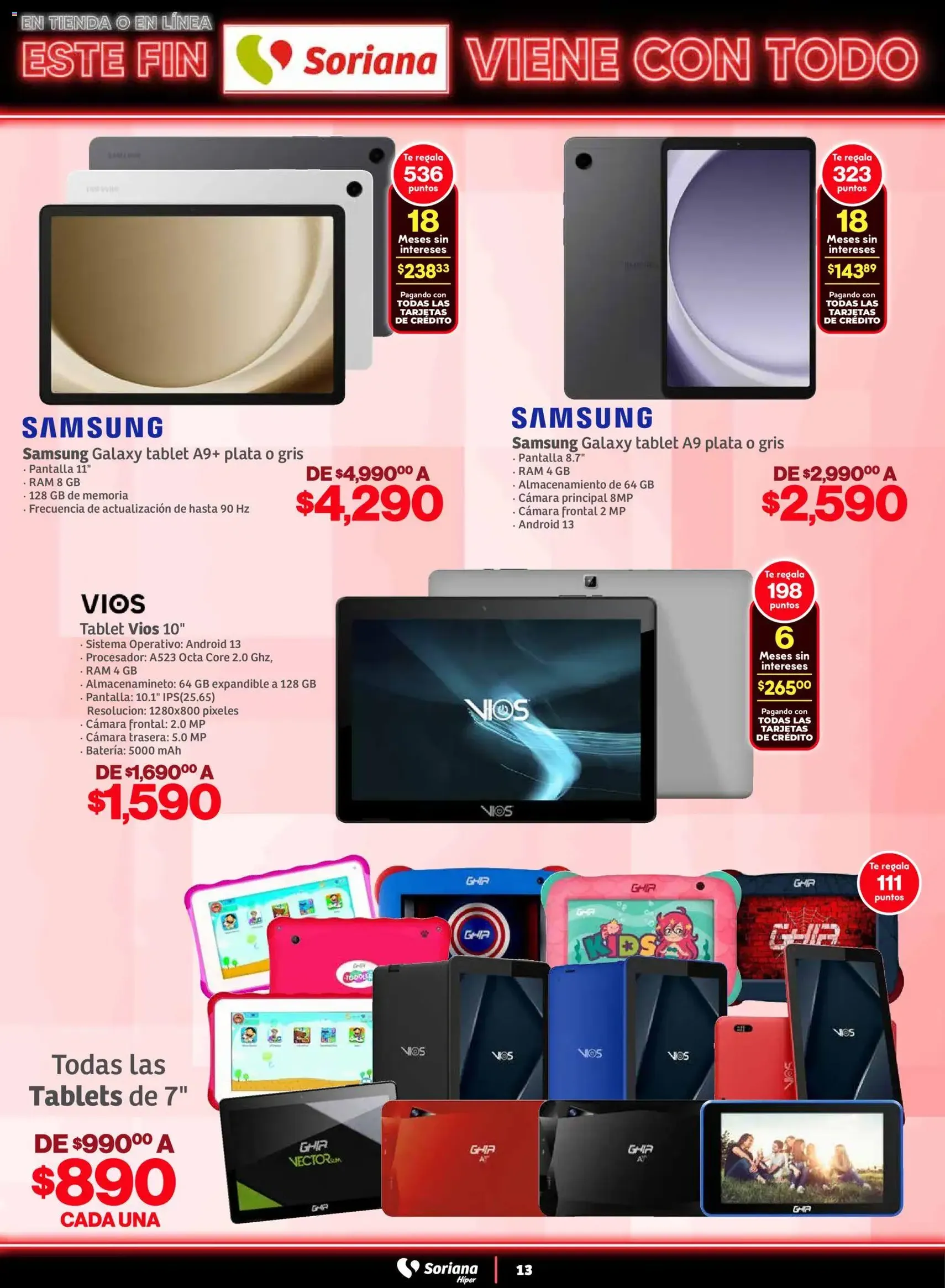 Soriana - Este fin Soriana viene con todo Híper Nacional - folleto válido desde 29/10/2025 página 13 de 35 Soriana - Este fin Soriana viene con todo Híper Nacional - folleto válido desde 29/10/2025 página 13 de 35