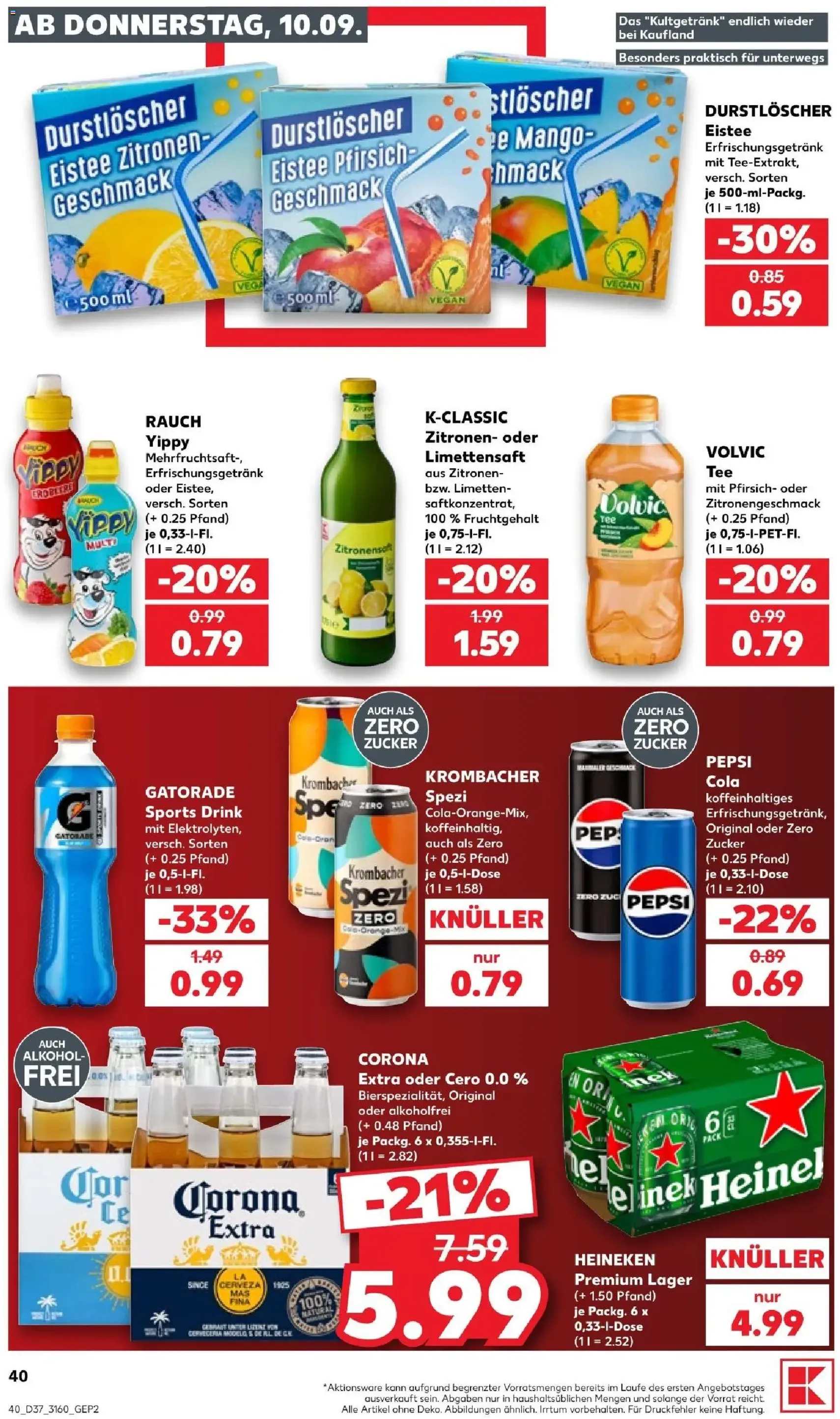 Kaufland Prospekt - Gültiger Prospekt ab 10.09.2026, Seite 40 von insgesamt 66