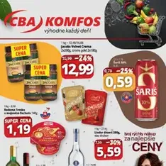 CBA Komfos leták - náhľad letáku platný od 23.10.2026