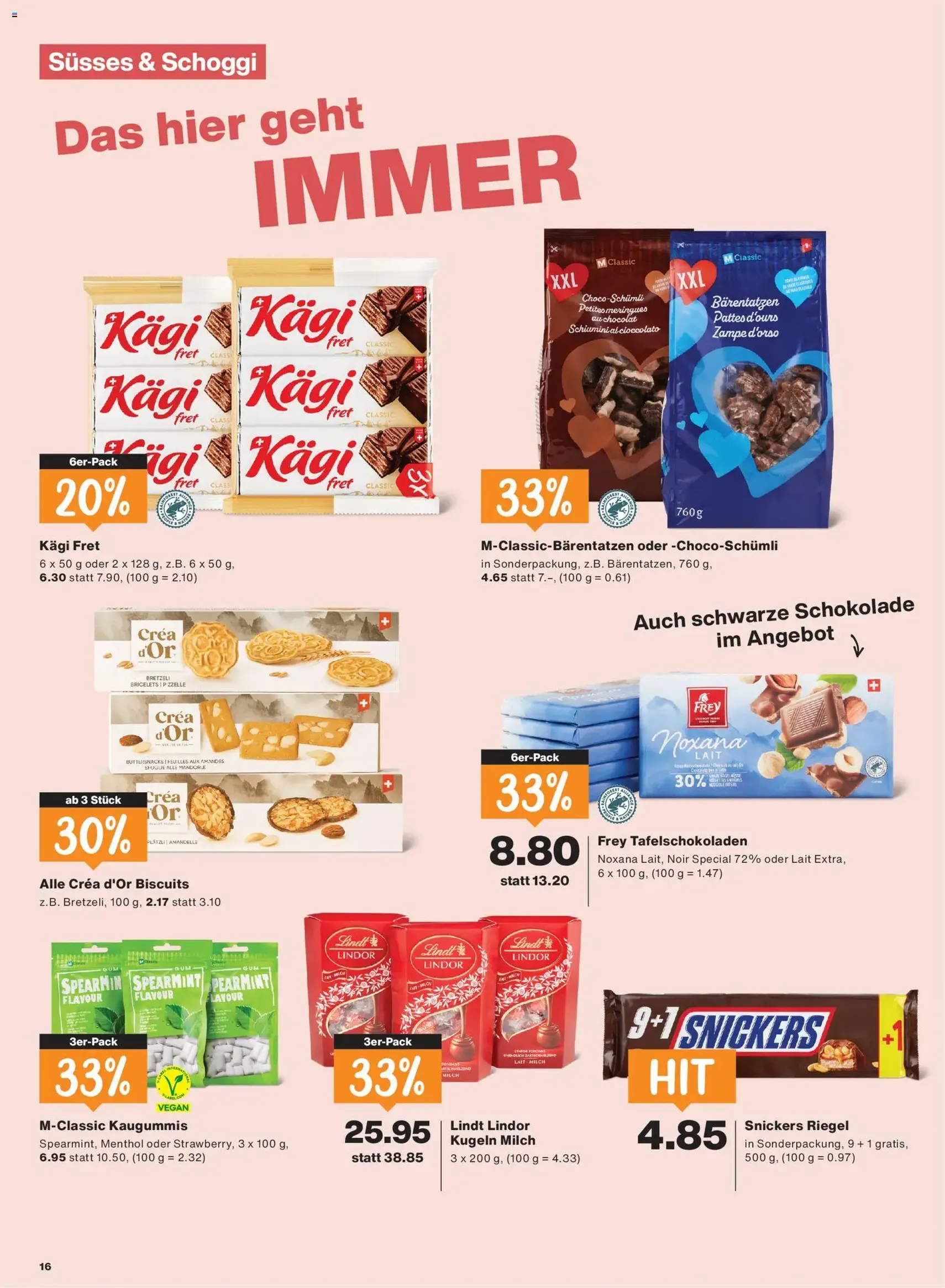 Migros aktionen - Gültiger Prospekt ab 01.10.2026, Seite 16 von insgesamt 24