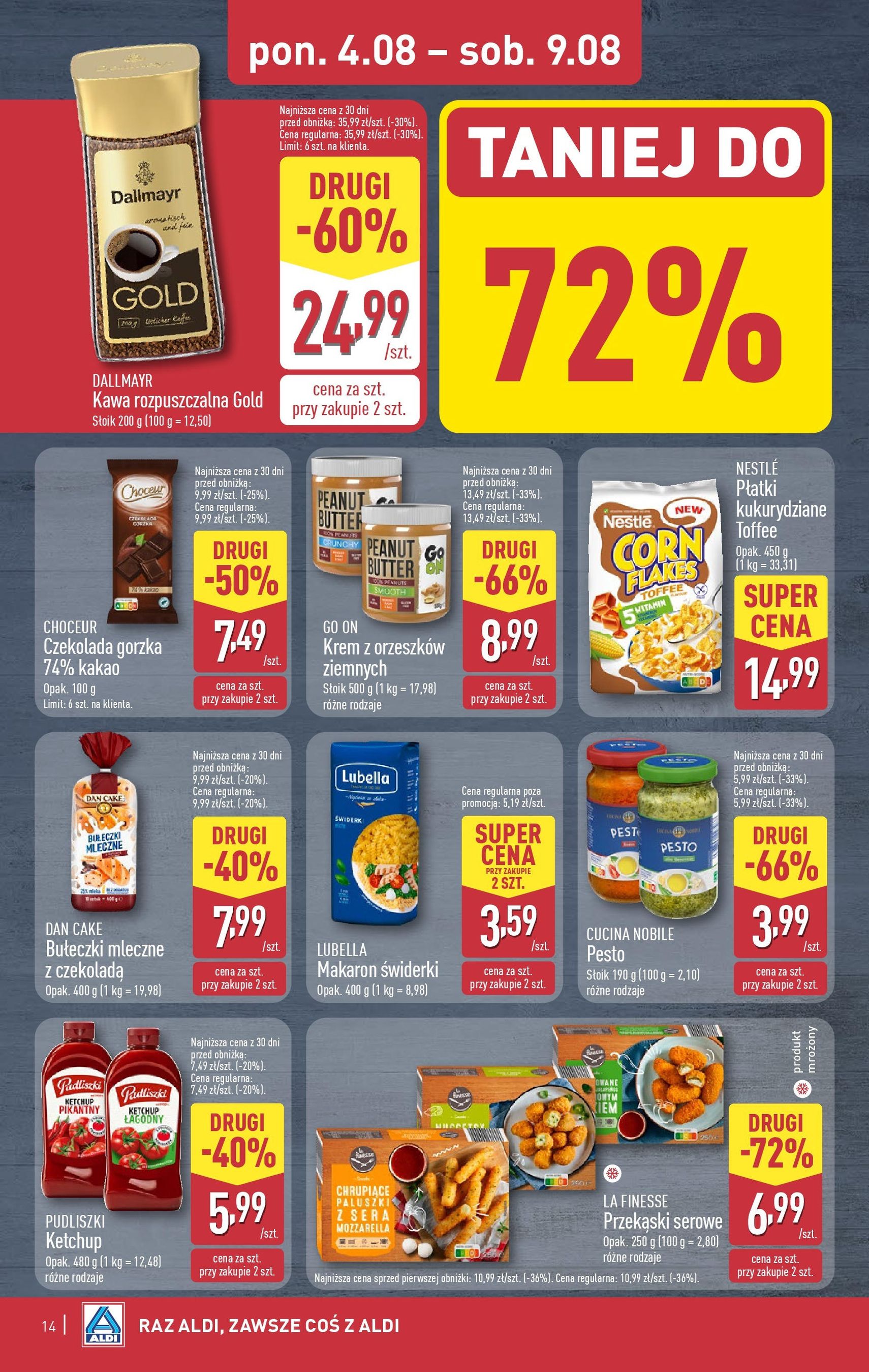 Aldi Gazetka - ważny gazetka od 04.08.2025 strona 14 z 42 Aldi Gazetka - ważny gazetka od 04.08.2025 strona 14 z 42