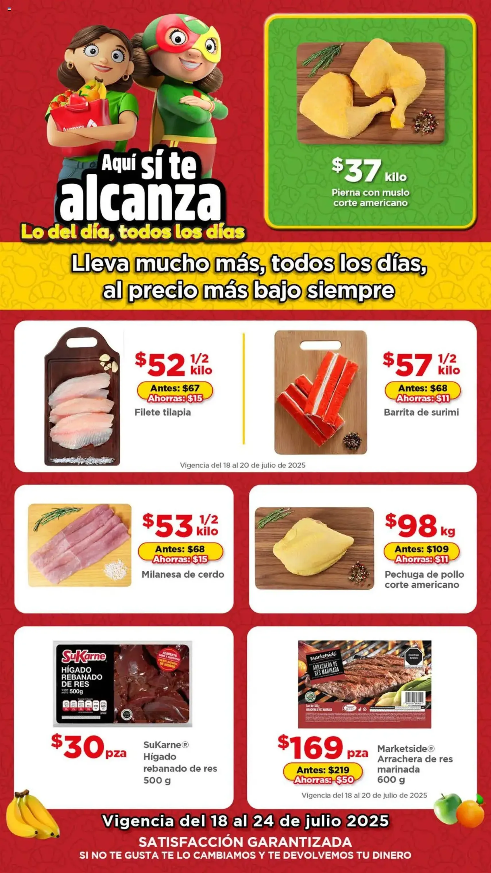Bodega Aurrerá - Folleto Precio - folleto válido desde 18/07/2025 página 1 de 3
