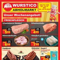Wurstico Abholmarkt Flugblatt - Prospekt Vorschau gültig ab 16.10.2025