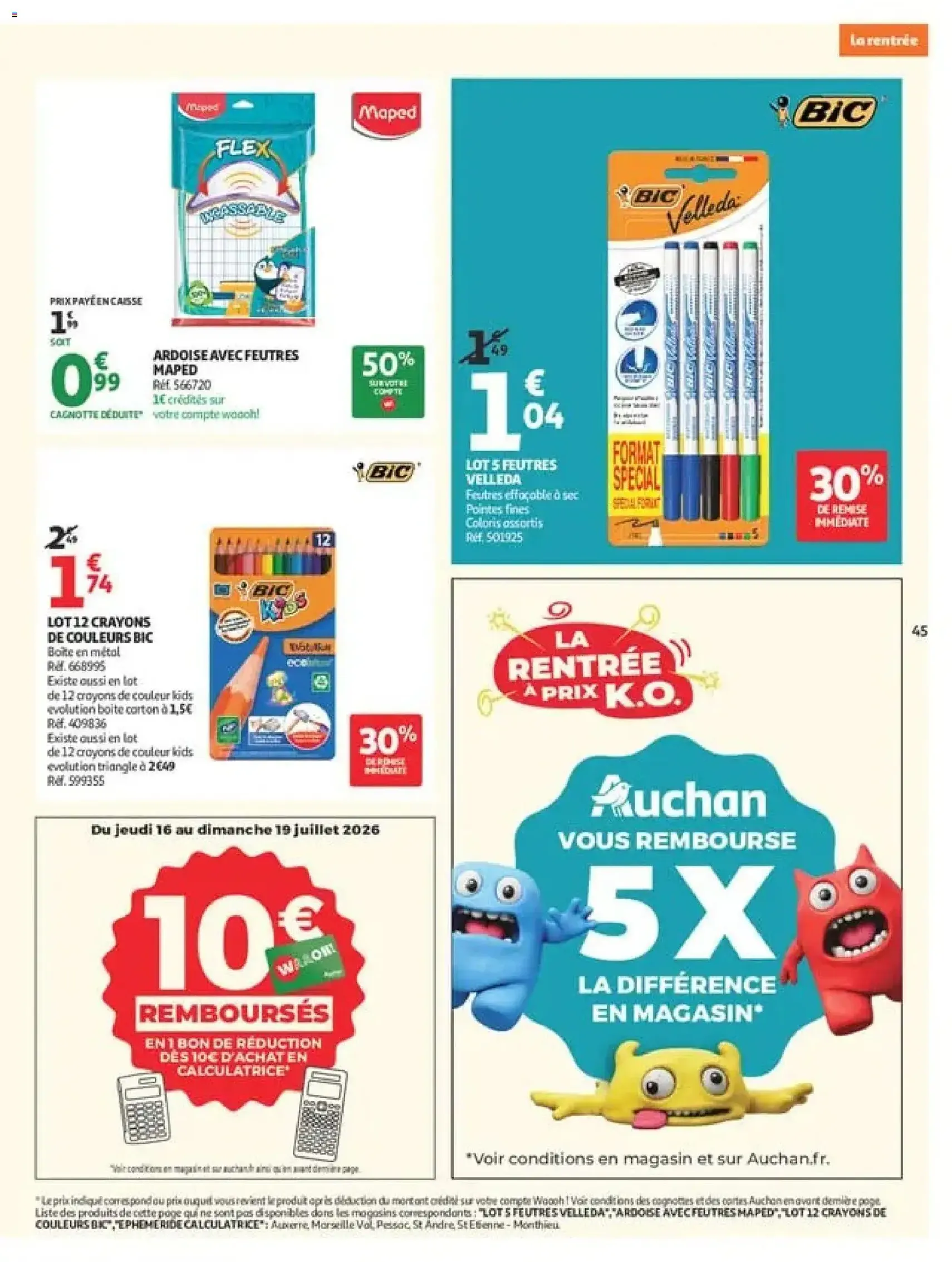 Auchan prospectus - brochure valable à partir du 15/07/2026, page 47 sur 52