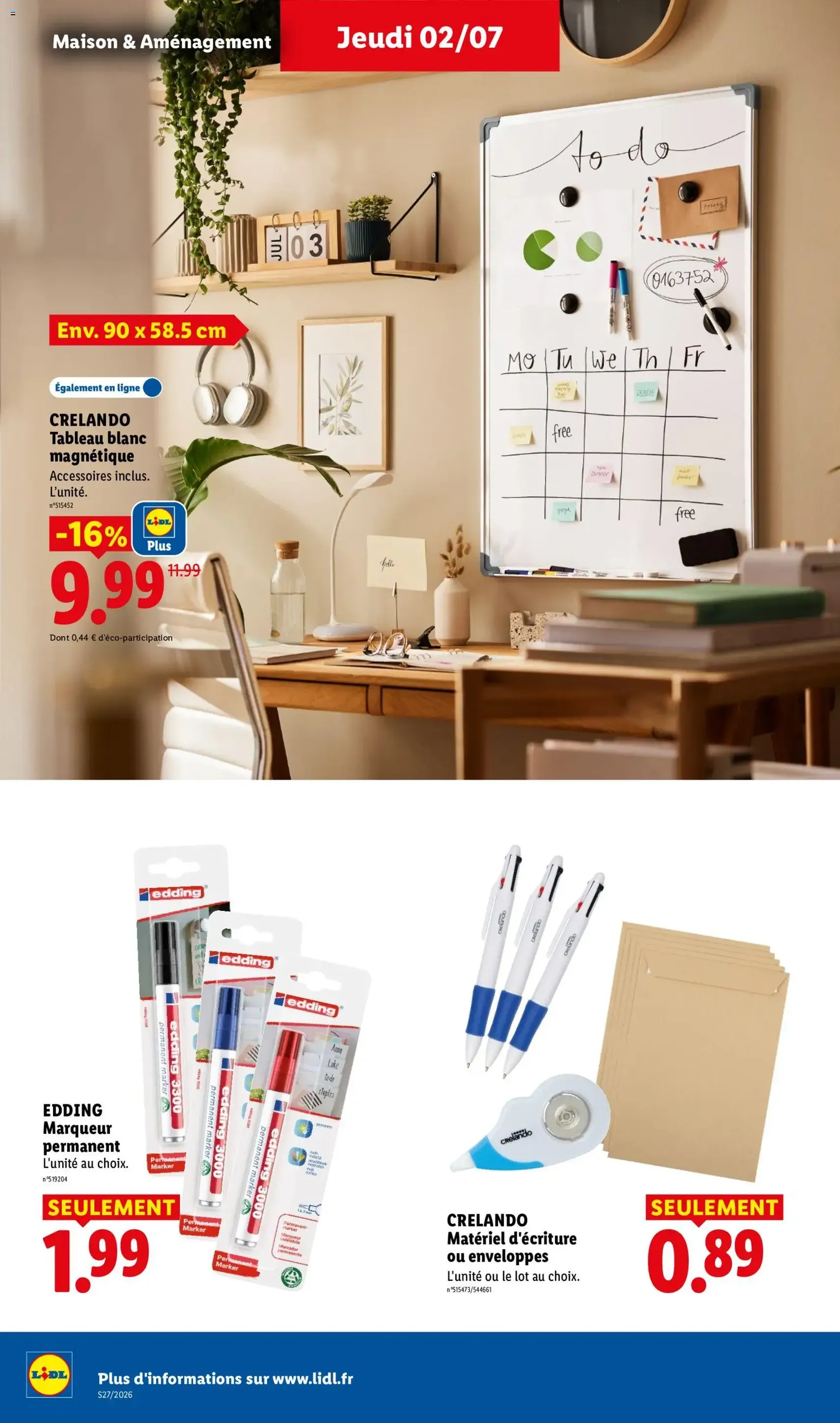 LIDL catalogue - brochure valable à partir du 02/07/2026, page 36 sur 62