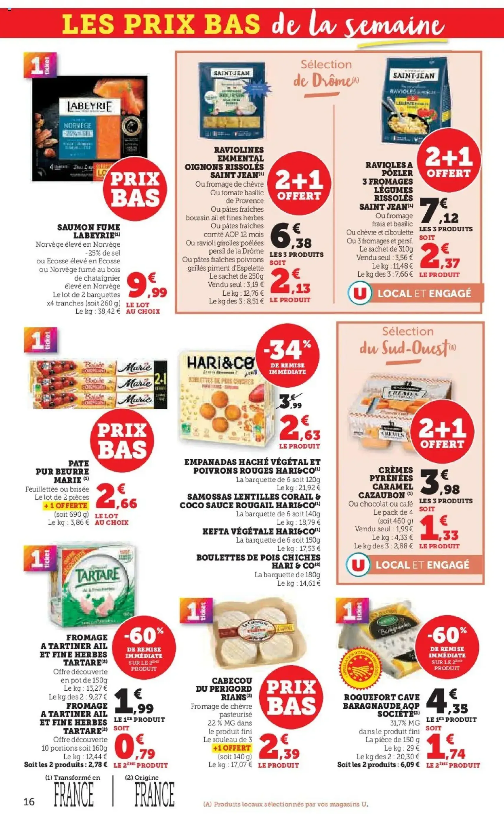 U Express catalogue 50 ans Magasins U - brochure valable à partir du 16/09/2025, page 16 sur 32