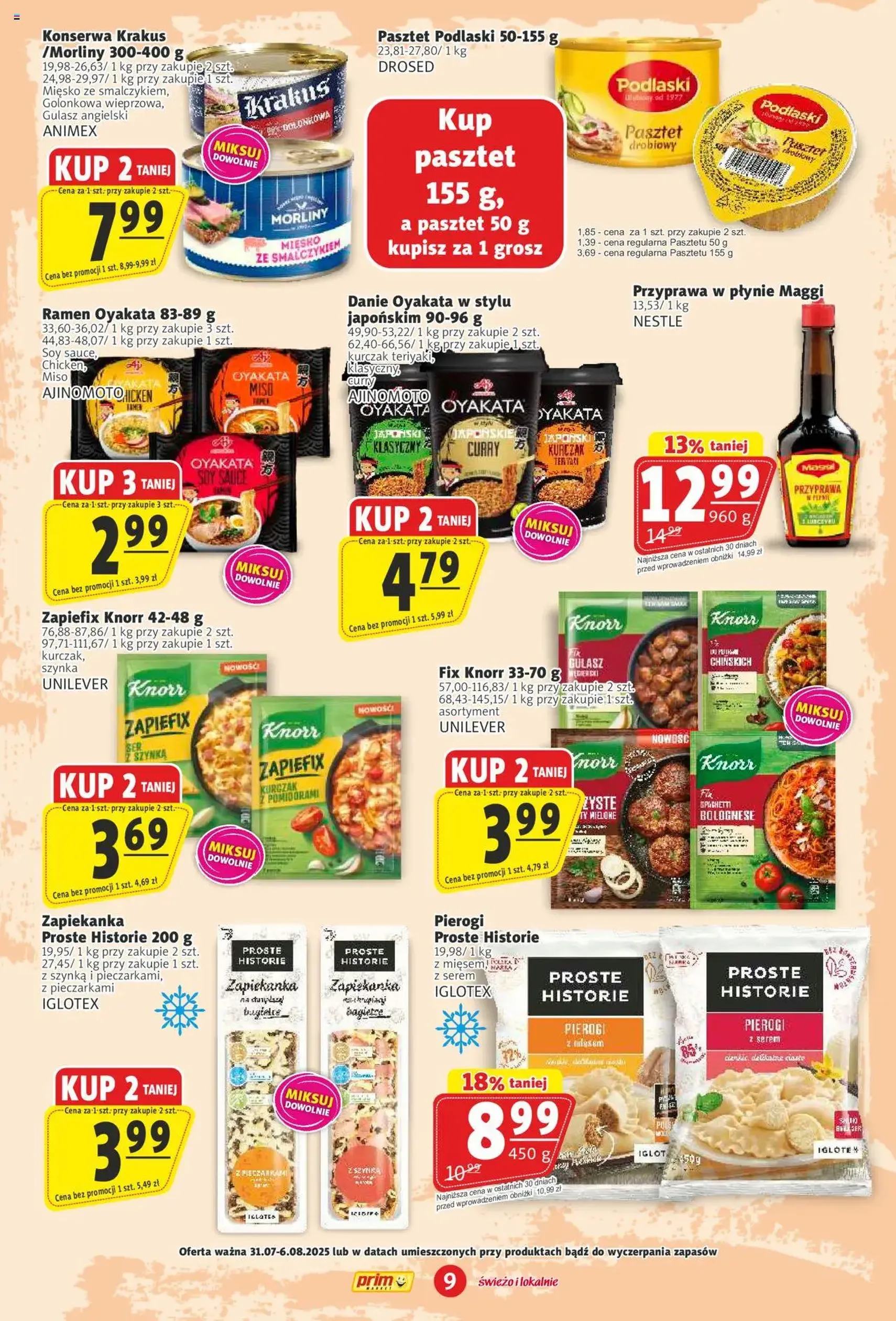 Prim Market Gazetka - ważny gazetka od 31.07.2025 strona 9 z 16 Prim Market Gazetka - ważny gazetka od 31.07.2025 strona 9 z 16