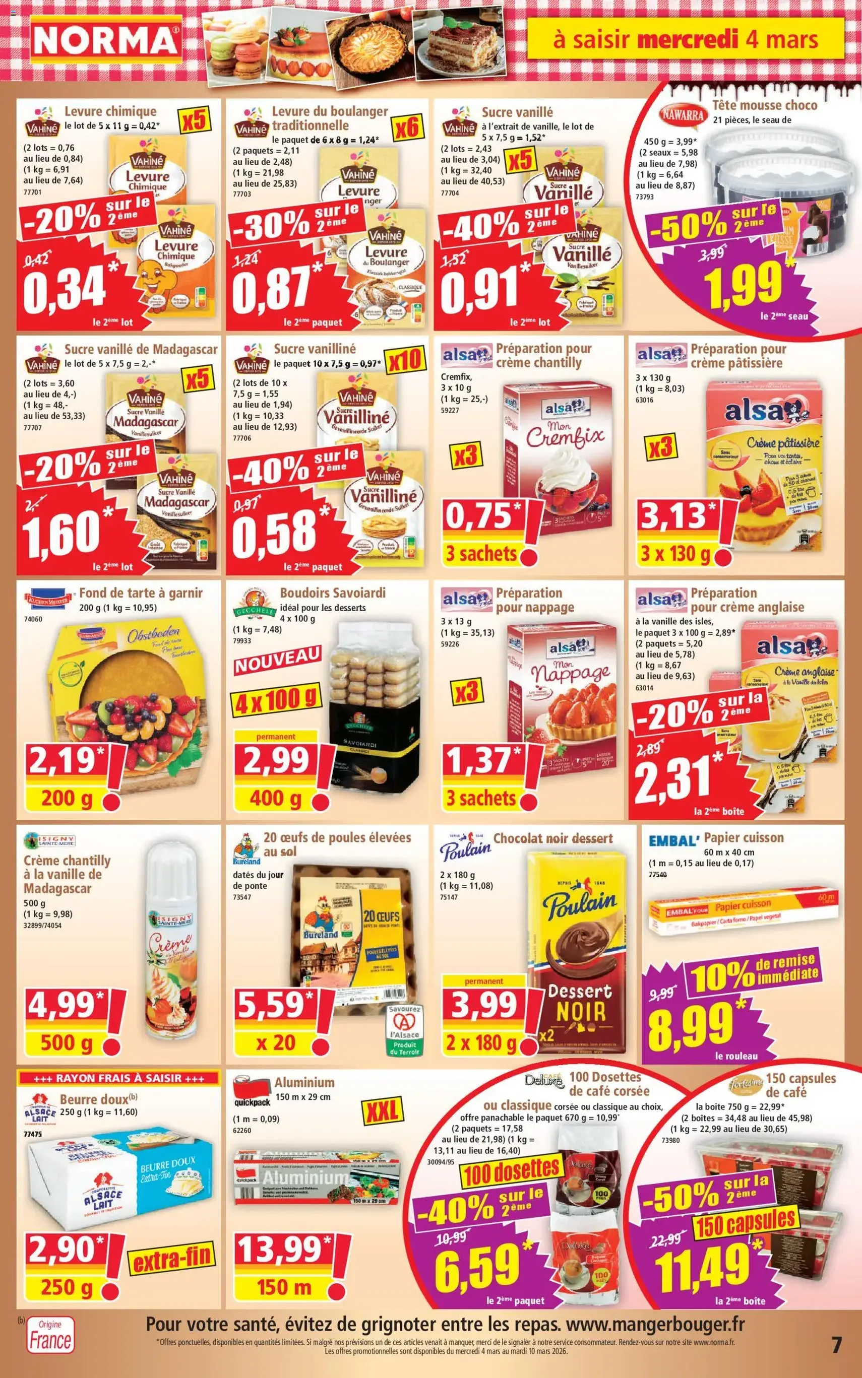 Norma catalogue - brochure valable à partir du 04/03/2026, page 7 sur 14