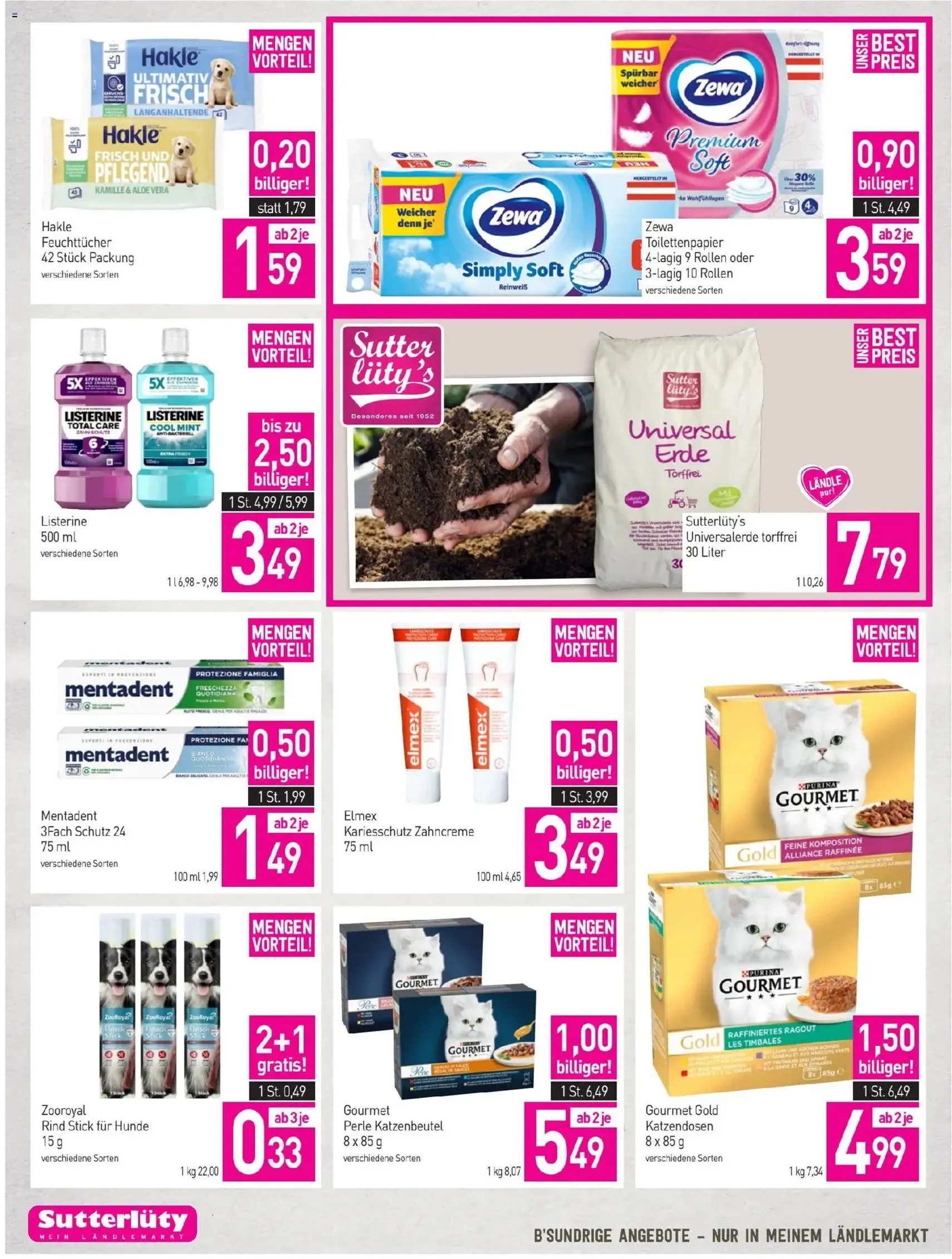 Sutterlüty Flugblatt - Gültiger Prospekt ab 02.04.2026, Seite 22 von insgesamt 24