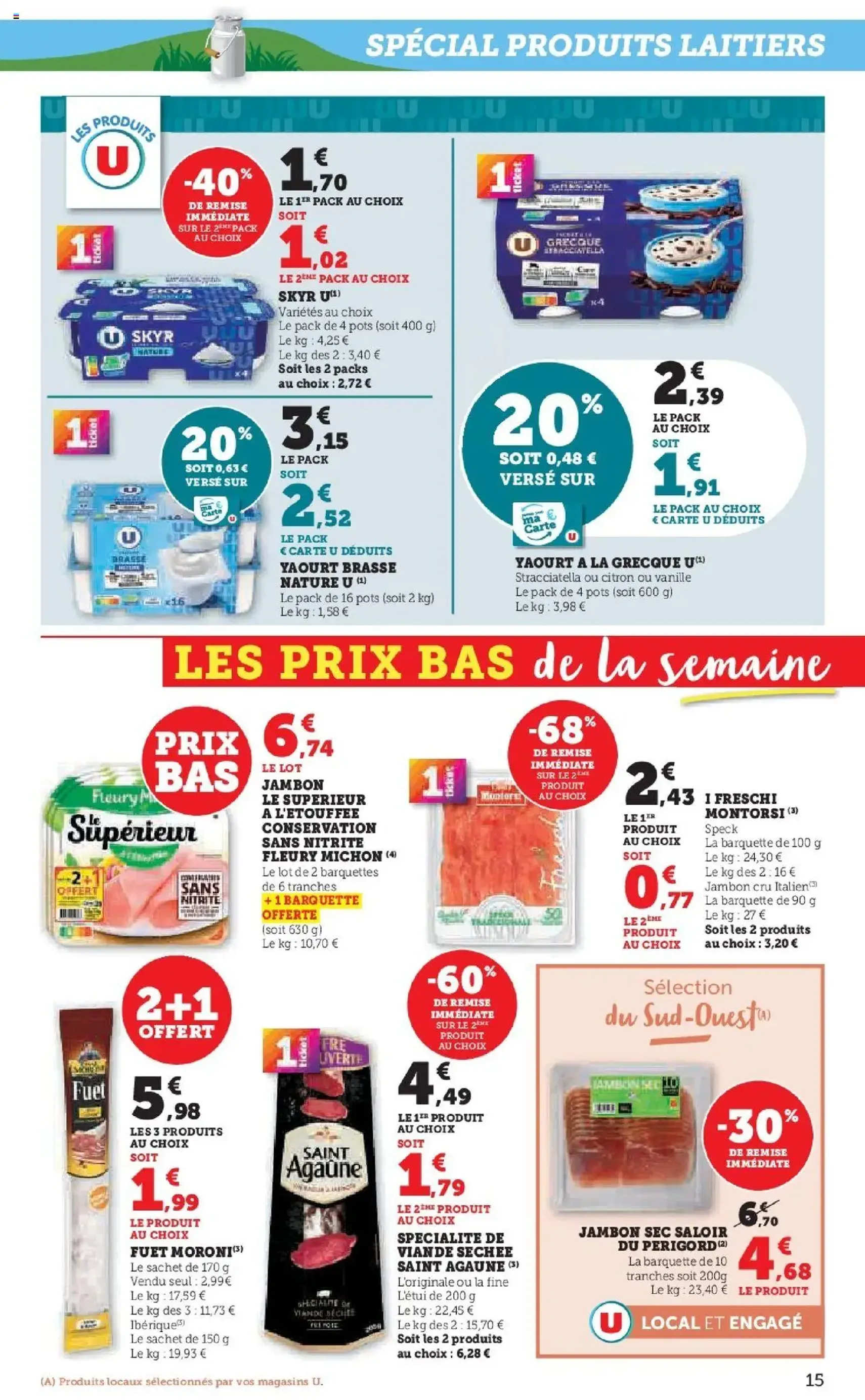 U Express catalogue 50 ans Magasins U - brochure valable à partir du 16/09/2025, page 15 sur 32