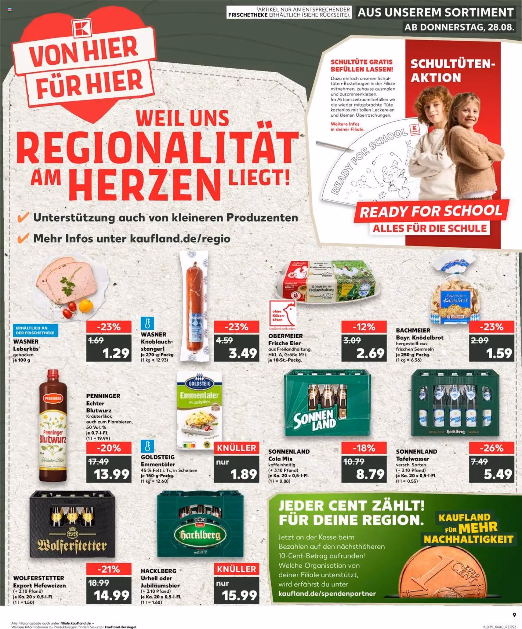 Kaufland Prospekt - Gültiger Prospekt ab 28.08.2025, Seite 9 von insgesamt 32 Kaufland Prospekt - Gültiger Prospekt ab 28.08.2025, Seite 9 von insgesamt 32