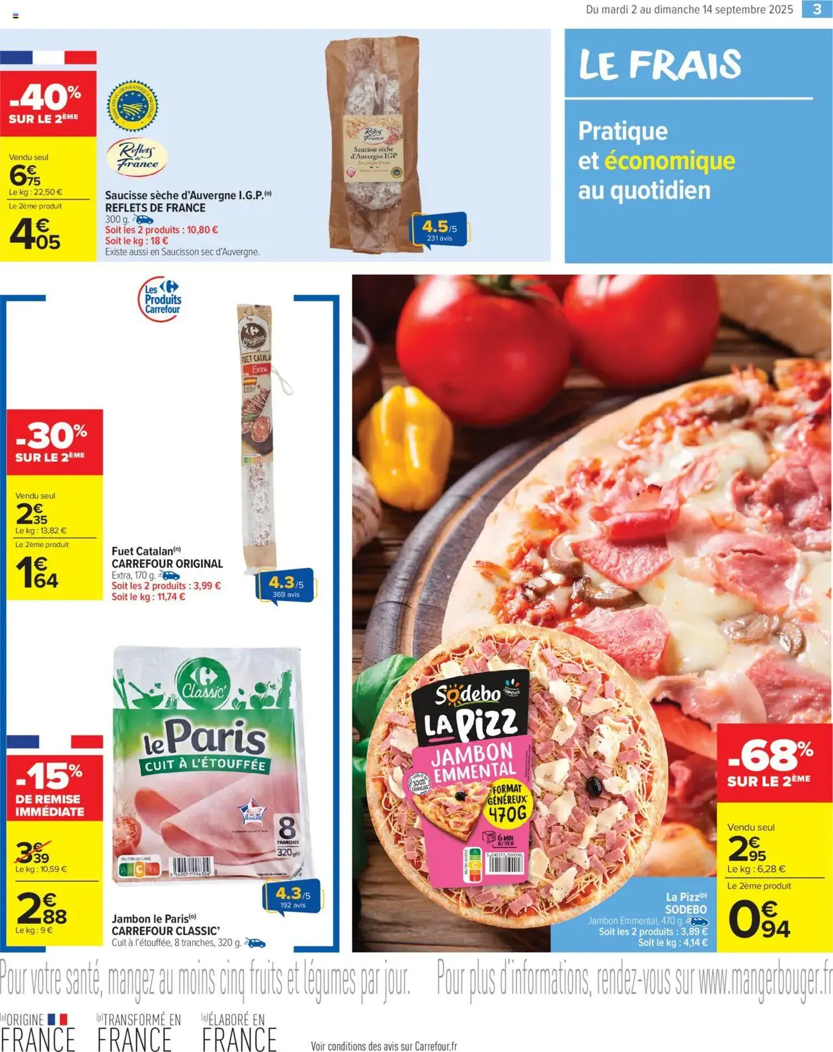 Carrefour Market catalogue semaine 36 - brochure valable à partir du 02/09/2025, page 5 sur 14 Carrefour Market catalogue semaine 36 - brochure valable à partir du 02/09/2025, page 5 sur 14