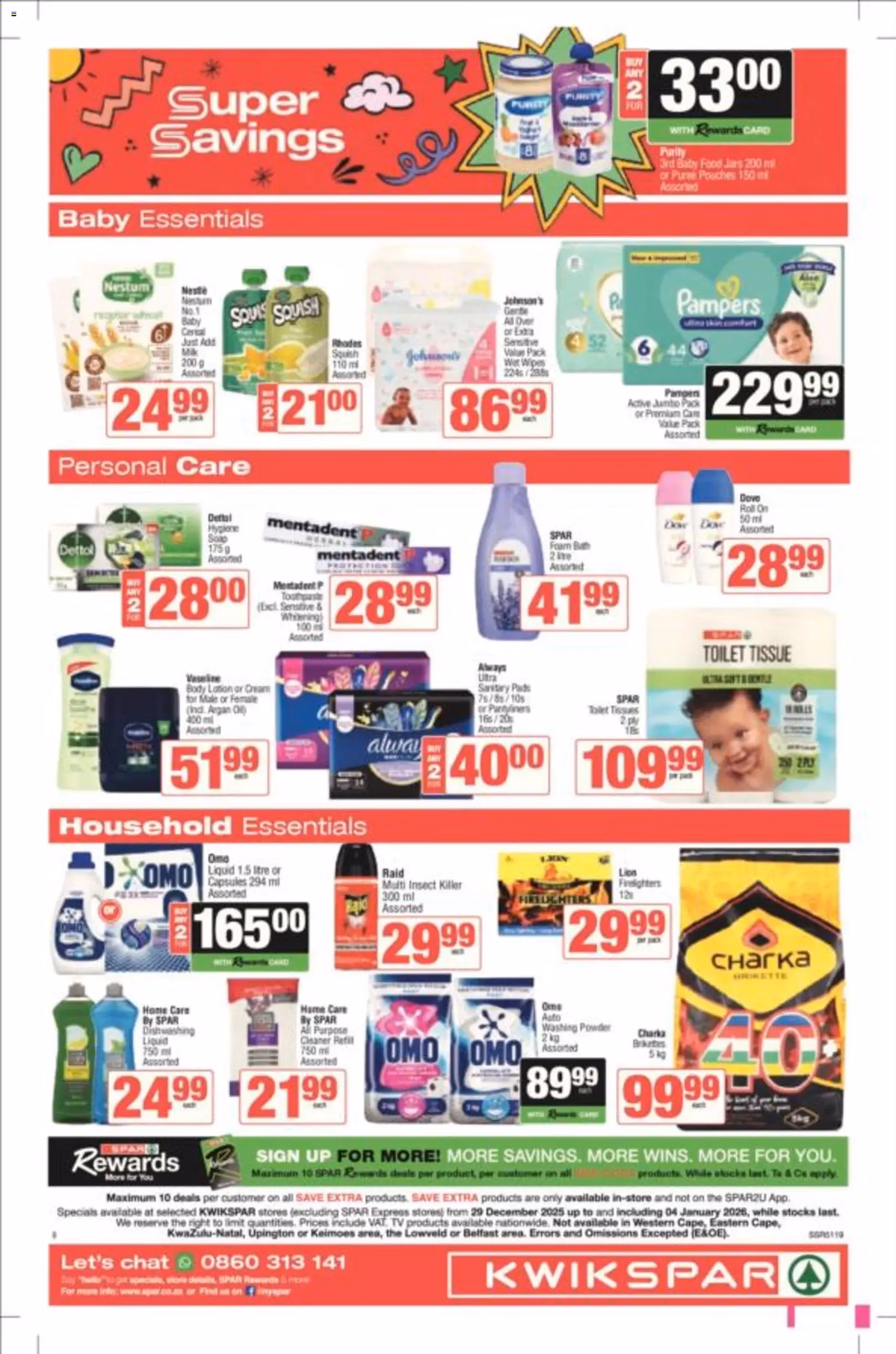 KWIKSPAR Specials - valid flyer from 29/12/2025, page 4 of 4