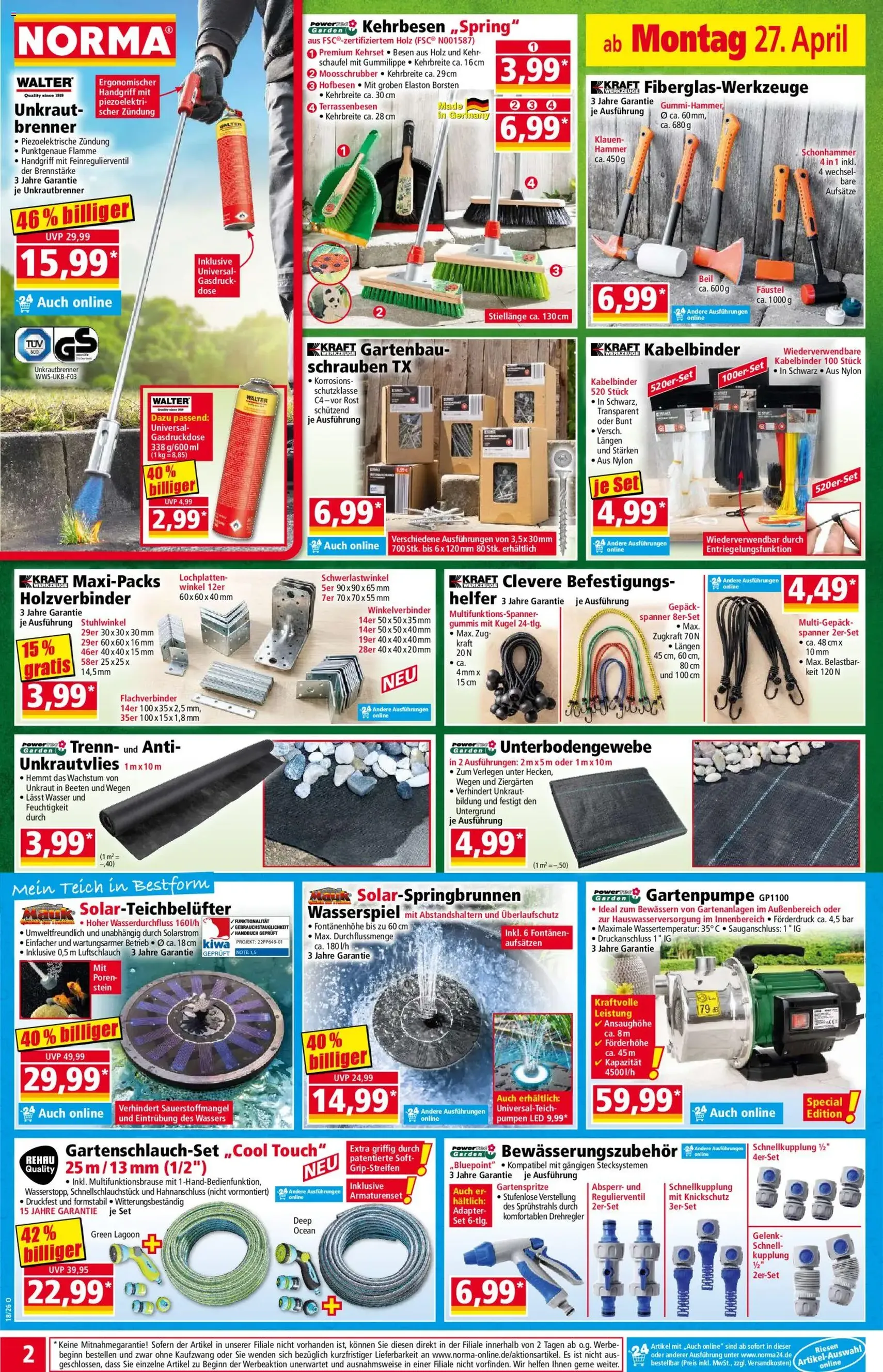 Norma Prospekt - Gültiger Prospekt ab 27.04.2026, Seite 2 von insgesamt 19