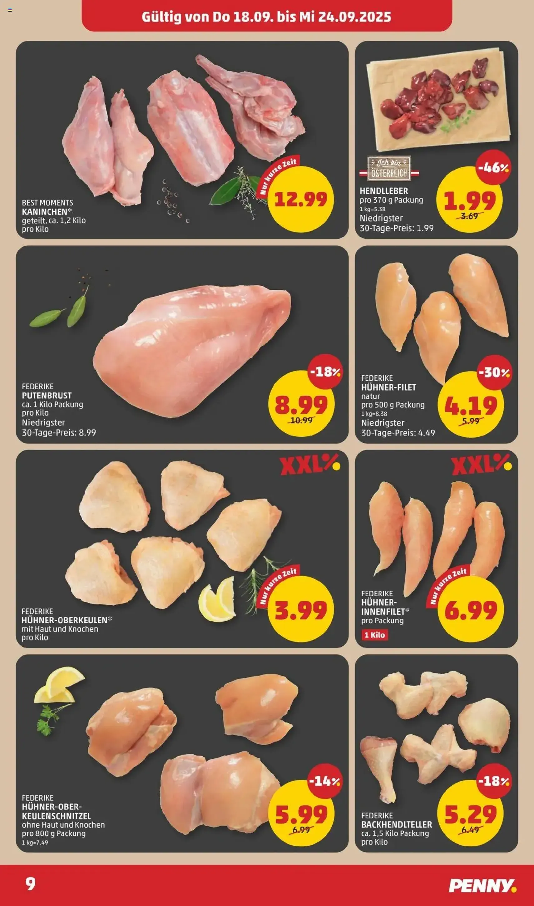 Penny Markt Flugblatt - Gültiger Prospekt ab 18.09.2025, Seite 9 von insgesamt 32