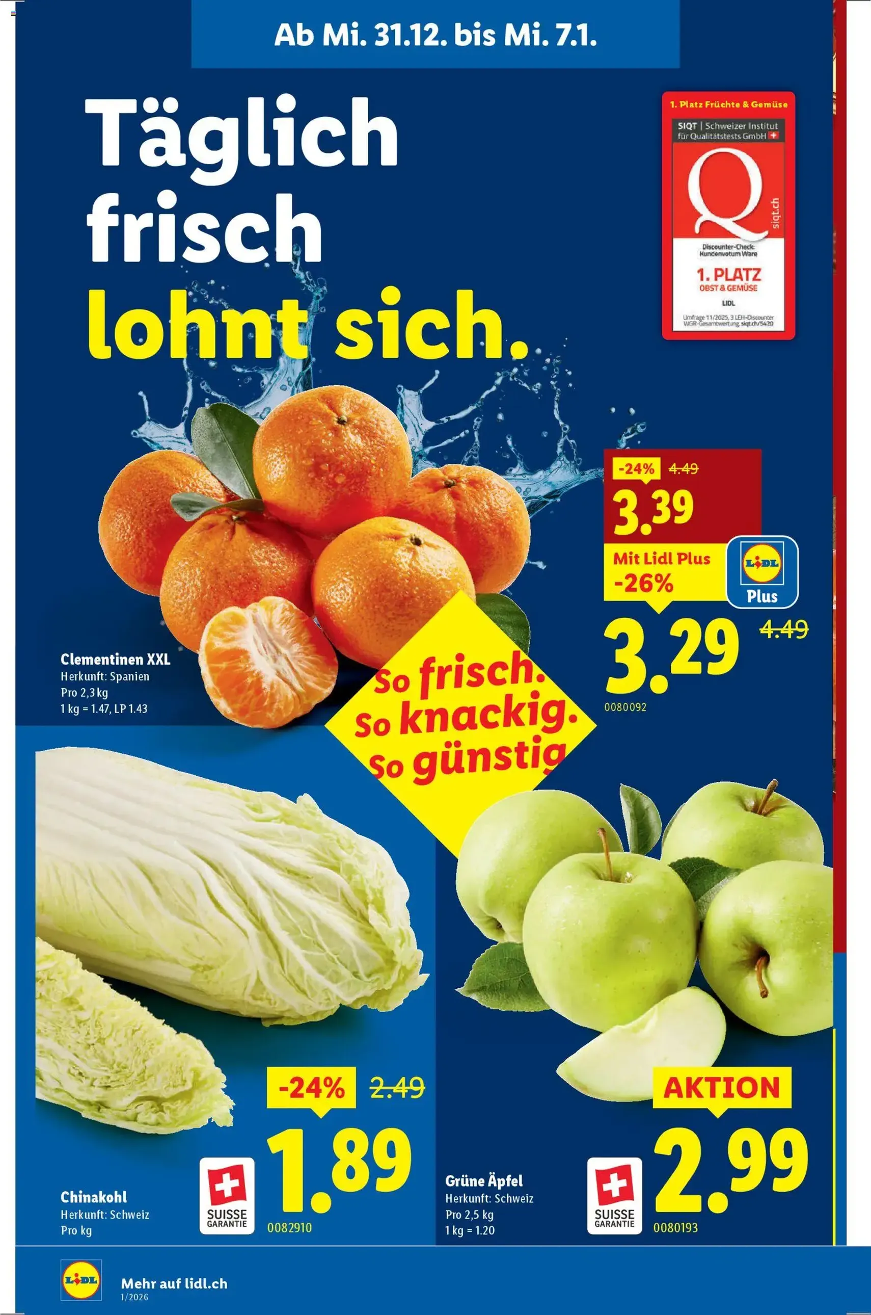 Lidl Aktionen - Gültiger Prospekt ab 31.12.2025, Seite 4 von insgesamt 32