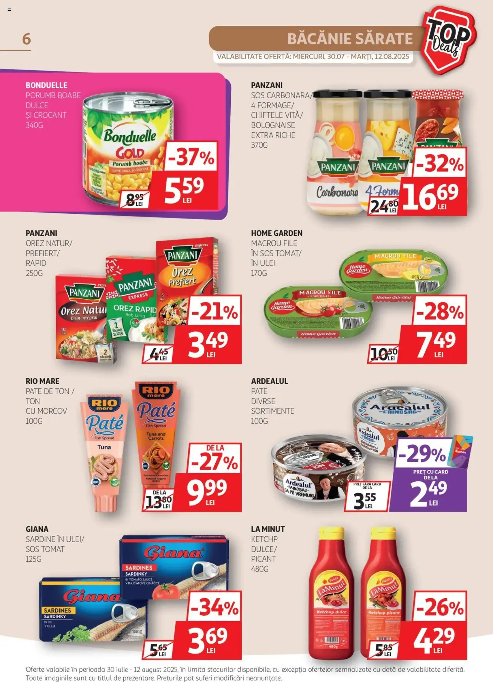 Catalog Auchan - cataloage valabile începând cu 30.07.2025 pagina 6 din 26 Catalog Auchan - cataloage valabile începând cu 30.07.2025 pagina 6 din 26