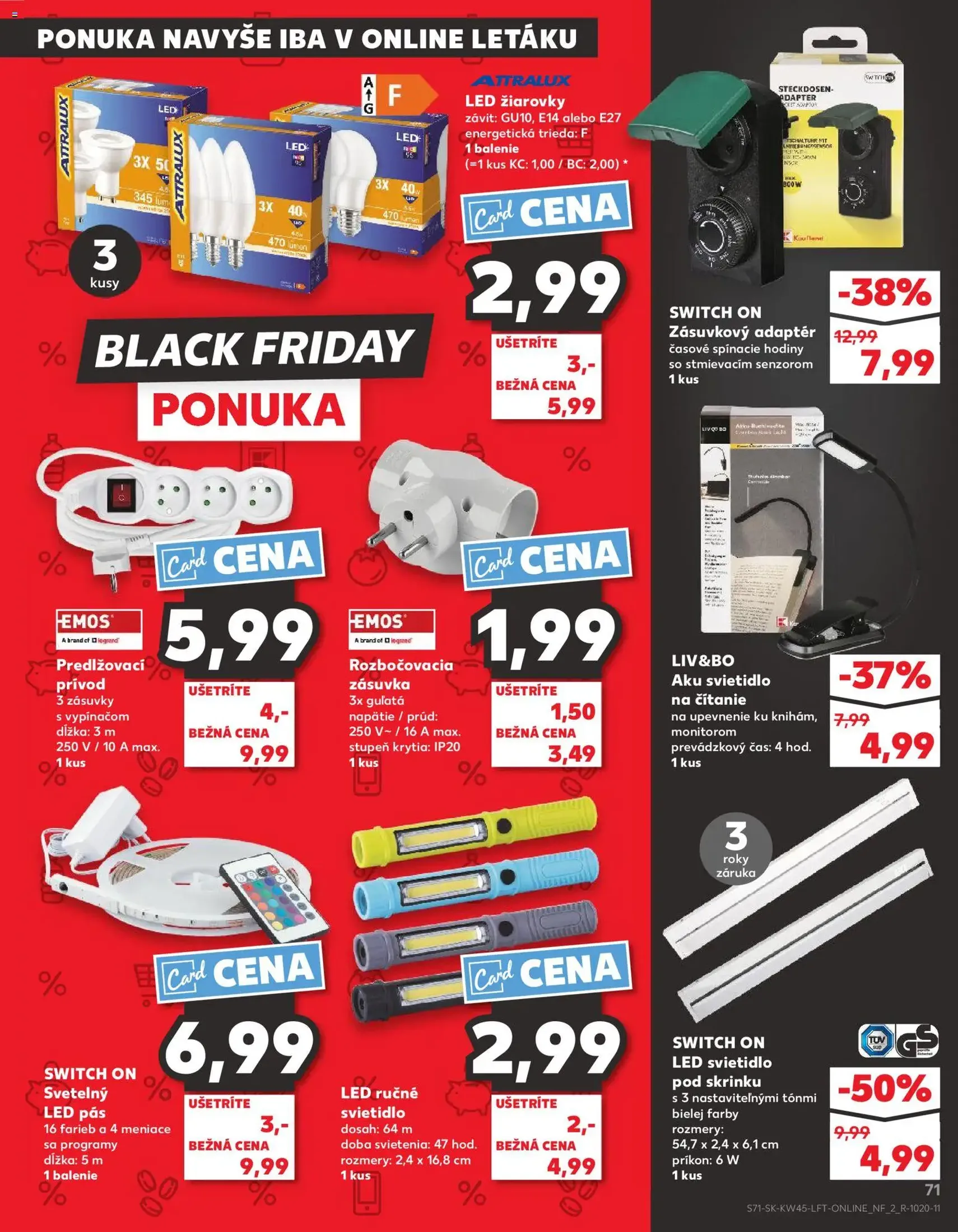 Kaufland SK Black Friday - 2025.11.06. érvényes szórólap 71 oldal 82 oldalból