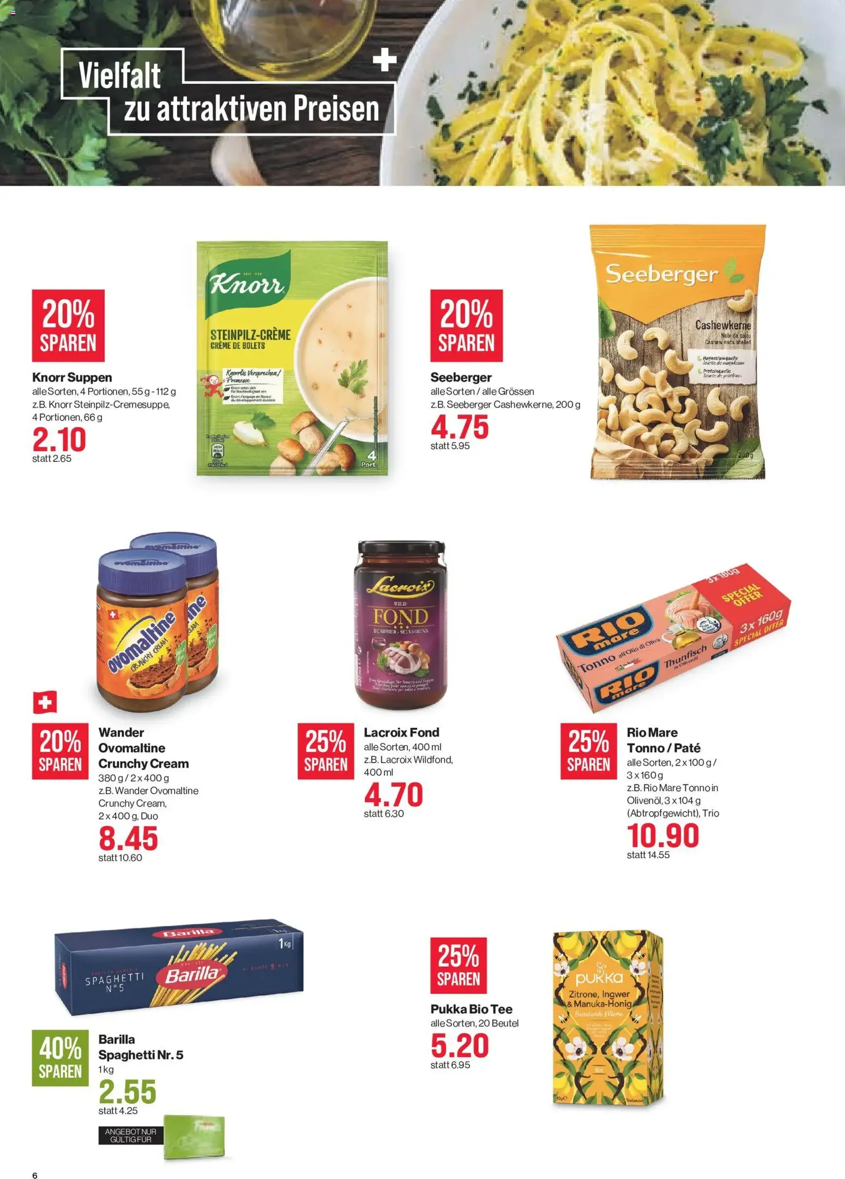 SPAR aktionen - Gültiger Prospekt ab 03.09.2026, Seite 6 von insgesamt 17