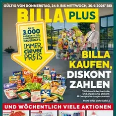 Billa Plus Flugblatt - Prospekt Vorschau gültig ab 24.09.2026